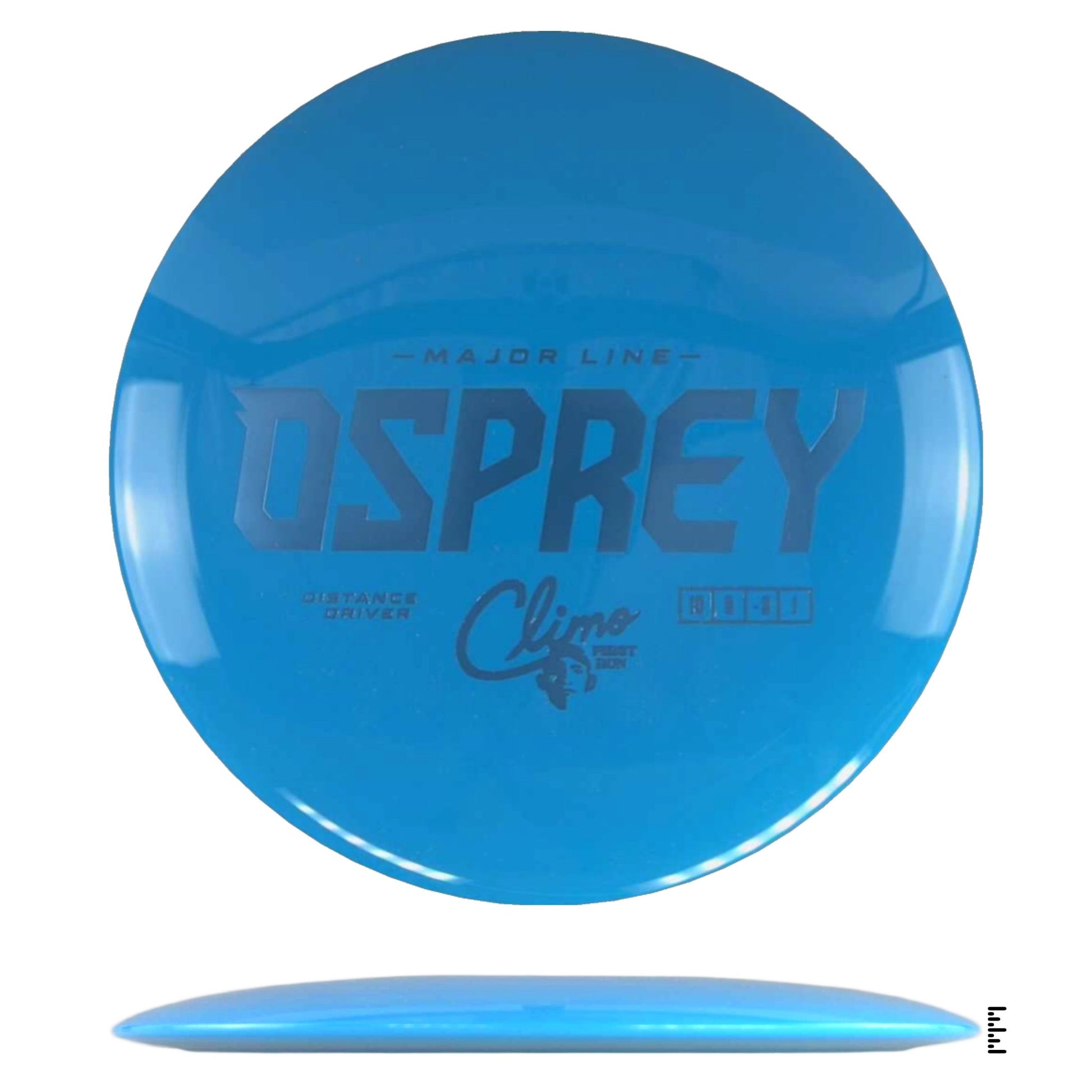 Climo Disc Golf Major Line Osprey First Run - Sky Blue - Powergrip USA