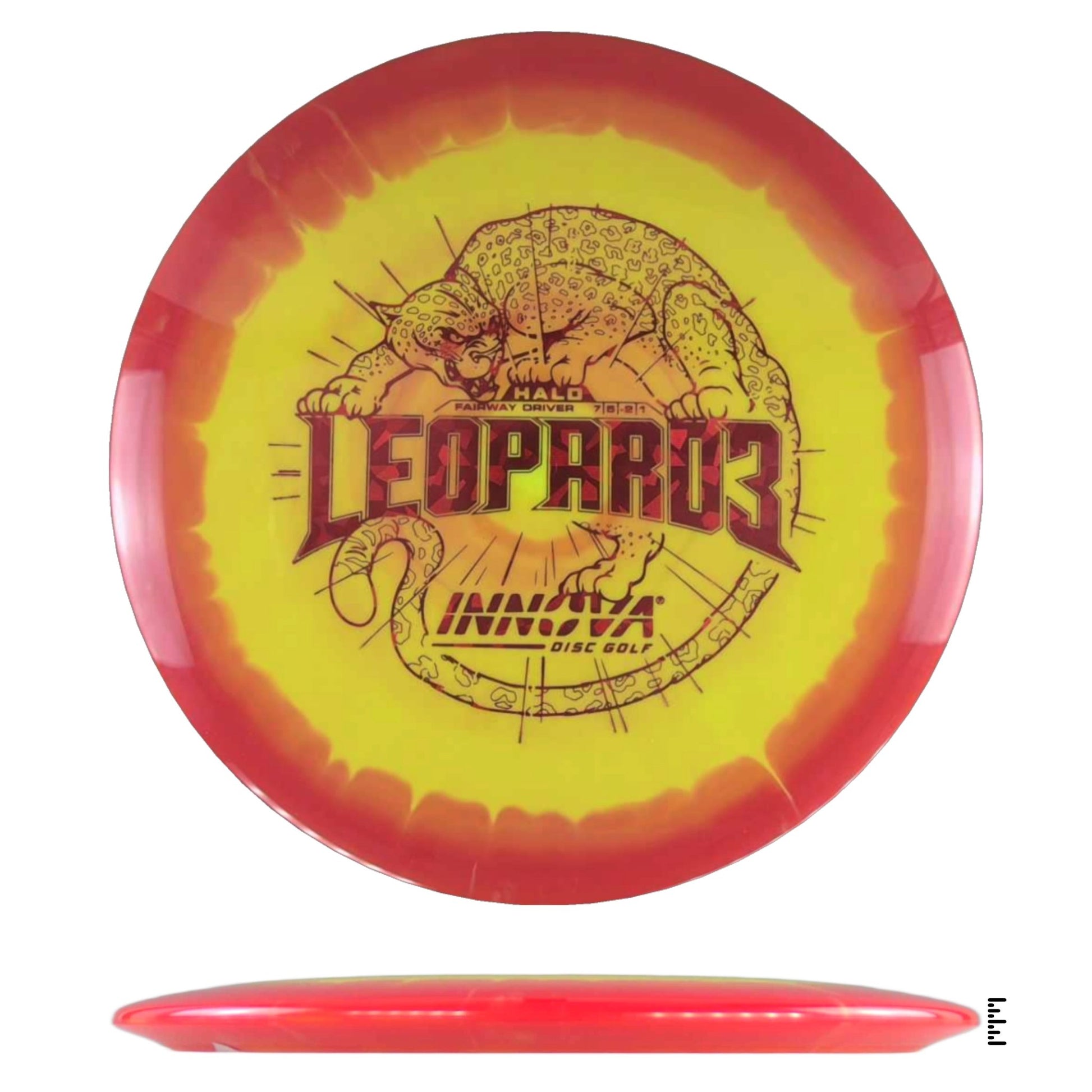 Innova Halo Star Leopard3 - Yellow / Red - Powergrip USA