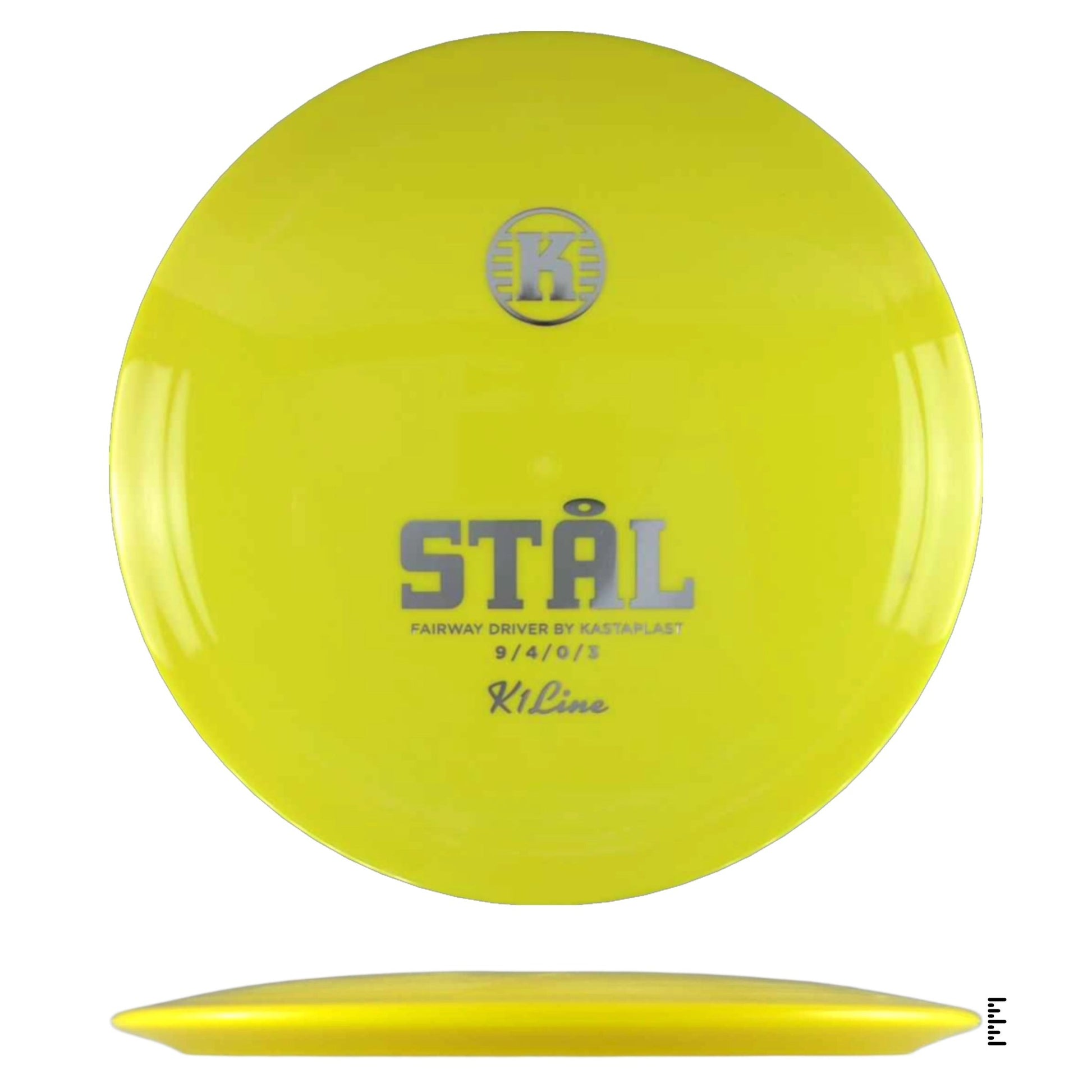 Kastaplast K1 Stål - Yellow - Powergrip USA