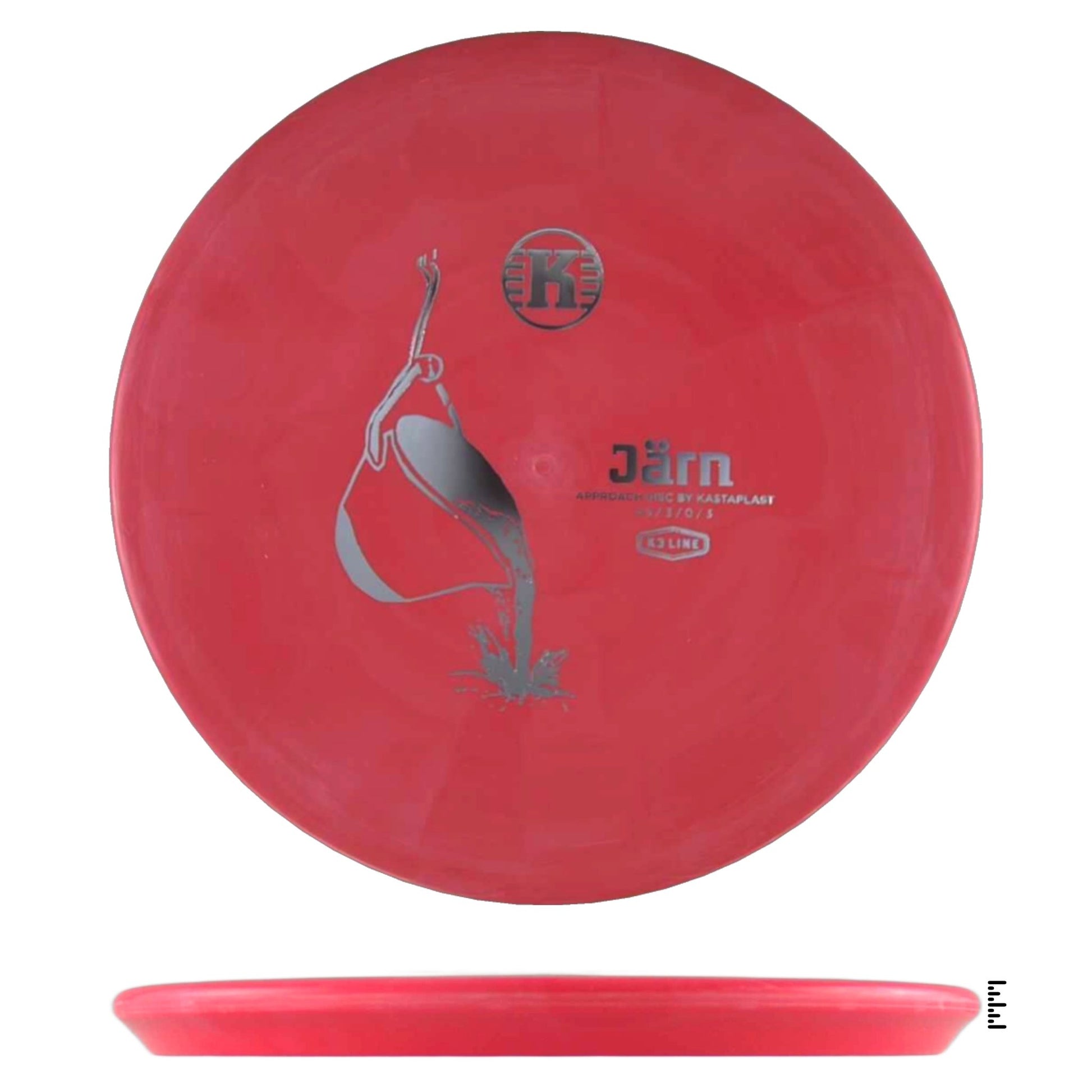 Kastaplast K3 Järn - Red - Powergrip USA