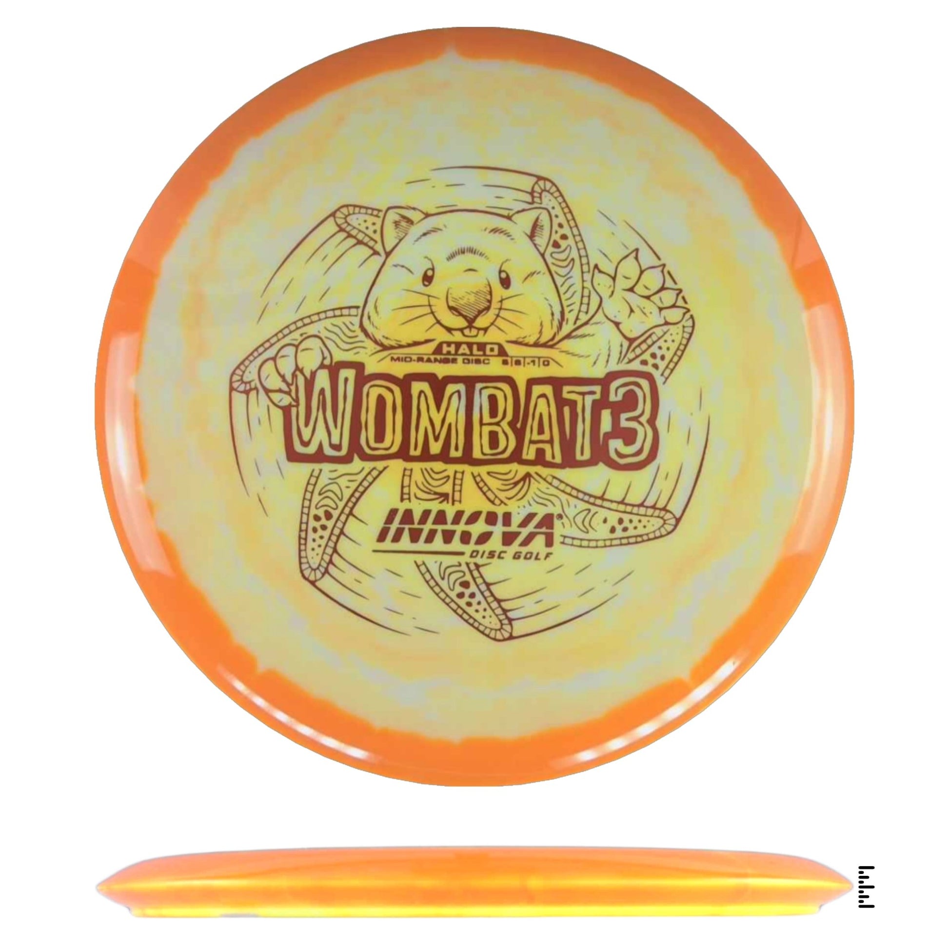 Innova Halo Wombat3 - White / Orange - Powergrip USA