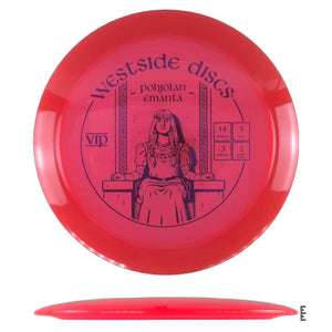 Westside Discs VIP Queen Finnish Stamp - Red - Powergrip USA