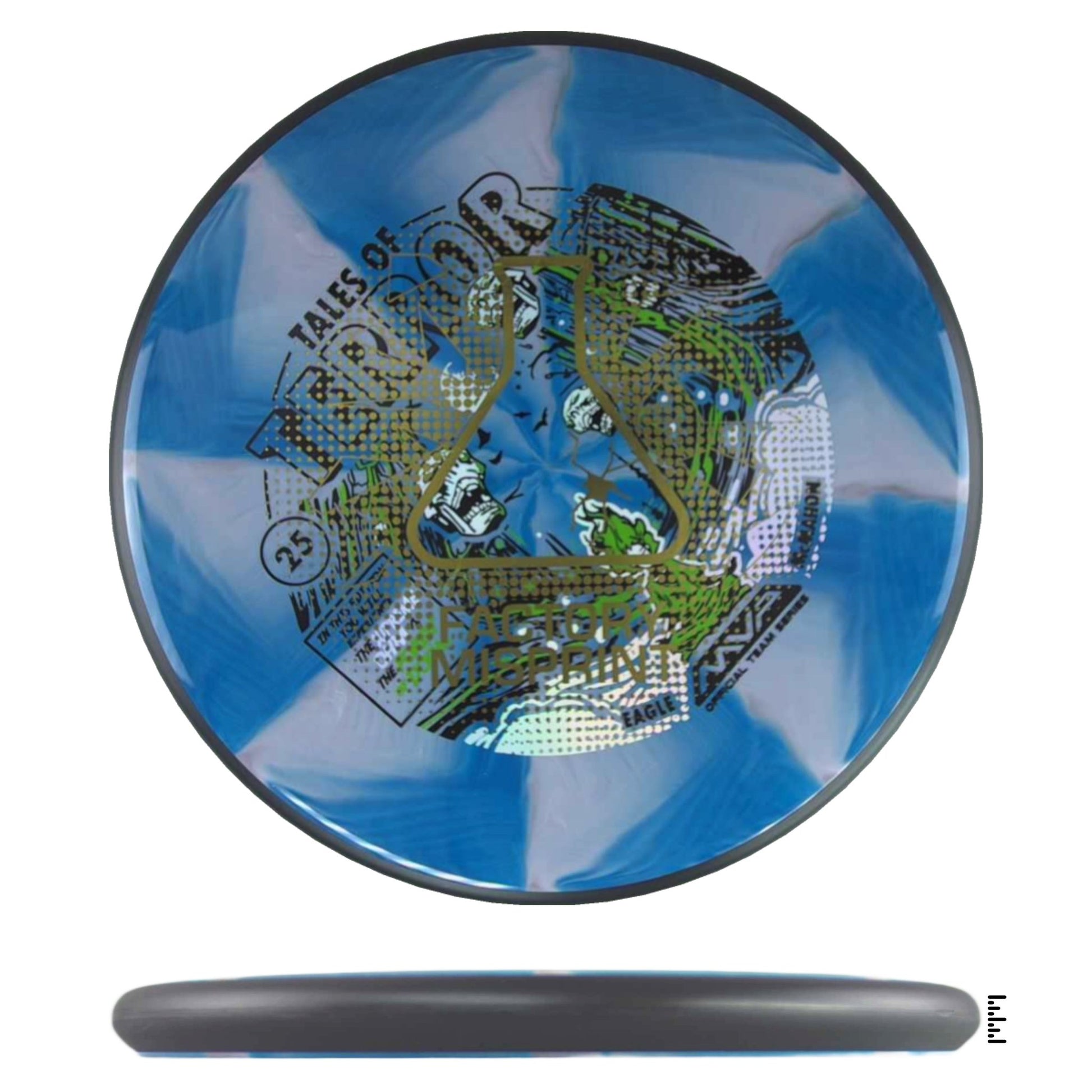 MVP Disc Sports Cosmic Neutron Ohm Factory Misprint - Unique - Powergrip USA