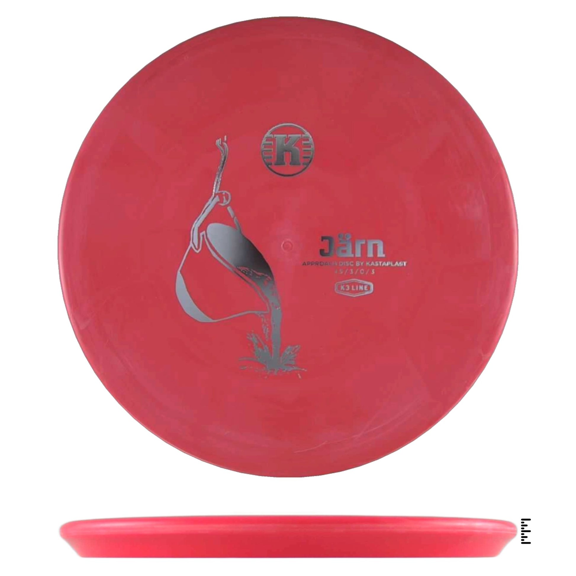 Kastaplast K3 Järn - Red - Powergrip USA