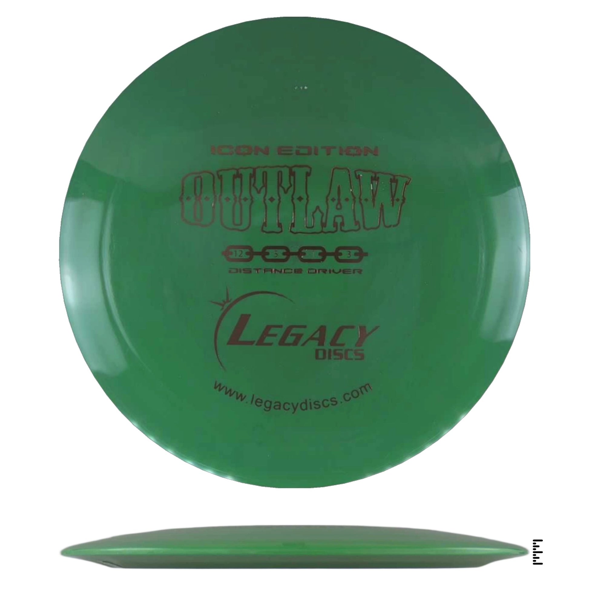 Legacy Discs Icon Outlaw - Dark Green - Powergrip USA