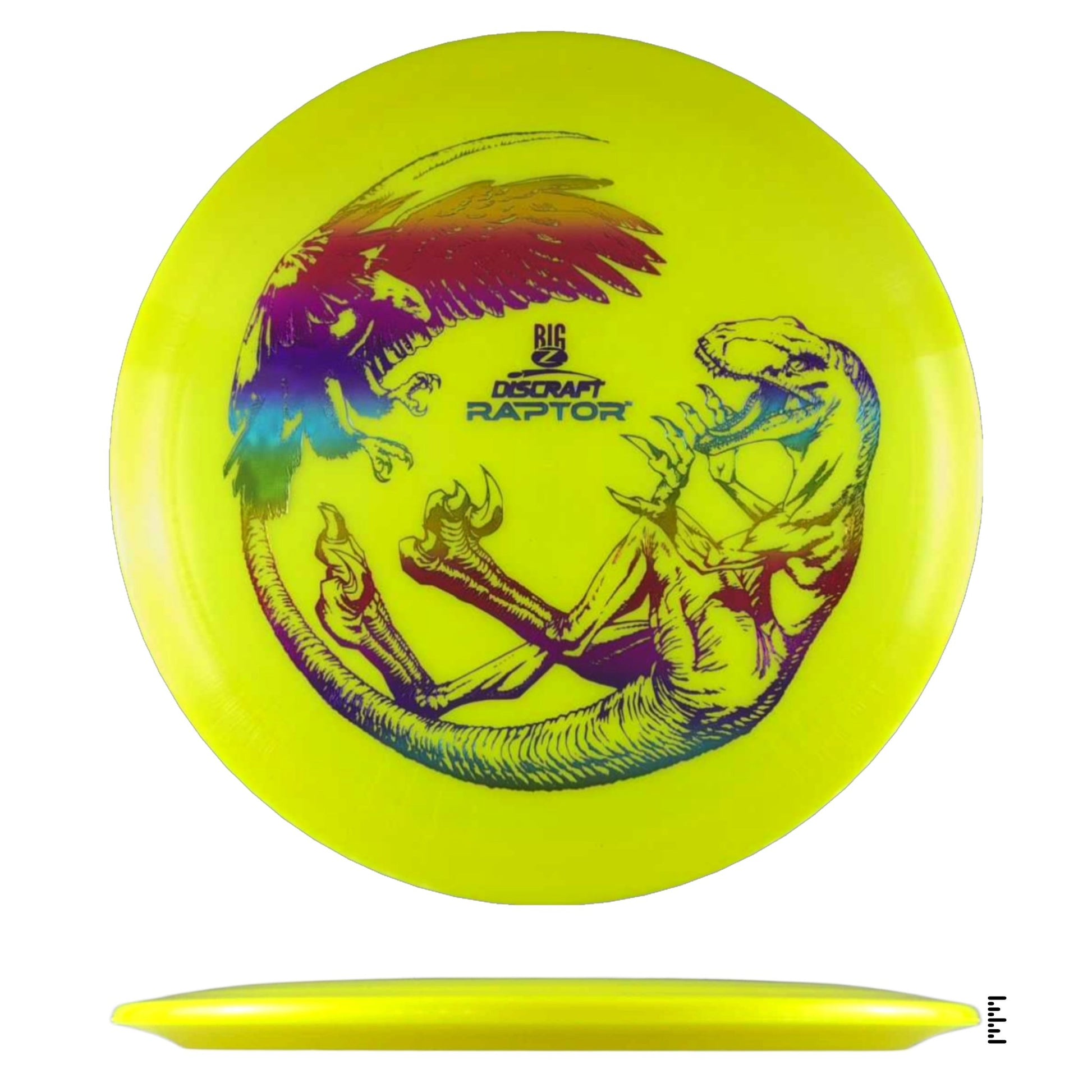 Discraft Big Z Raptor - Fluorescent Yellow - Powergrip USA