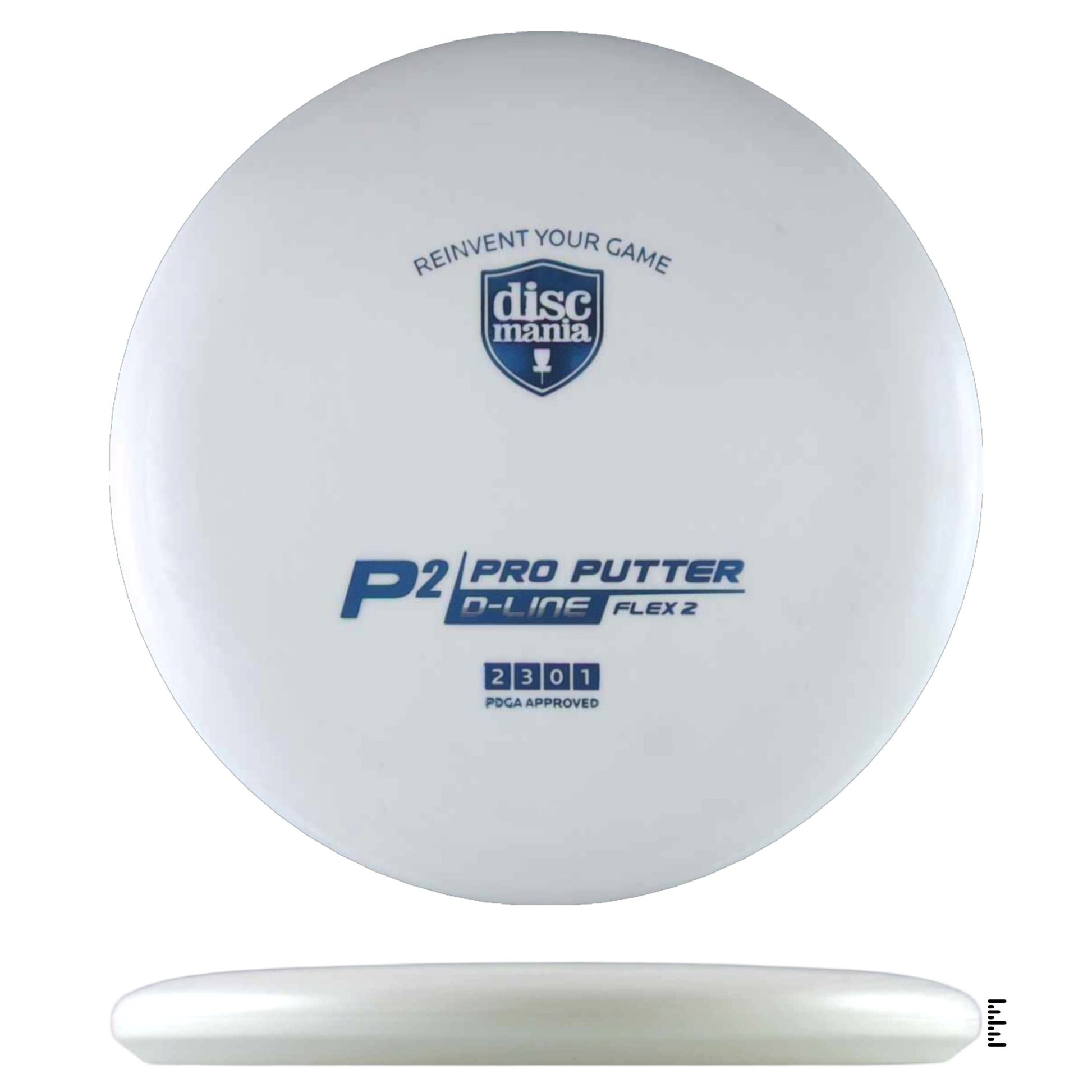 Discmania D - Line Flex 2 P2 - White - Powergrip USA