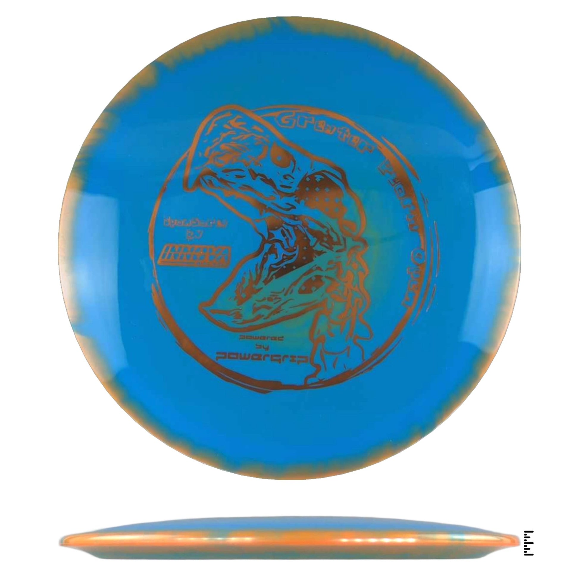 Innova Halo Firebird - 2024 Greater Peoria Open - Blue / Orange - Powergrip USA