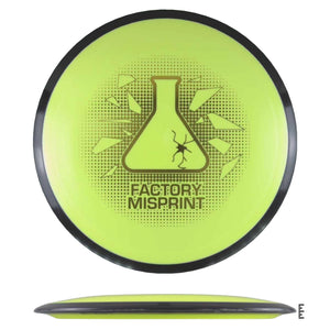 MVP Disc Sports Neutron Tesla Factory Misprint - Lemon - Powergrip USA