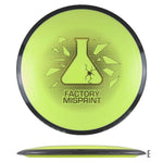 MVP Disc Sports Neutron Tesla Factory Misprint - Lemon - Powergrip USA