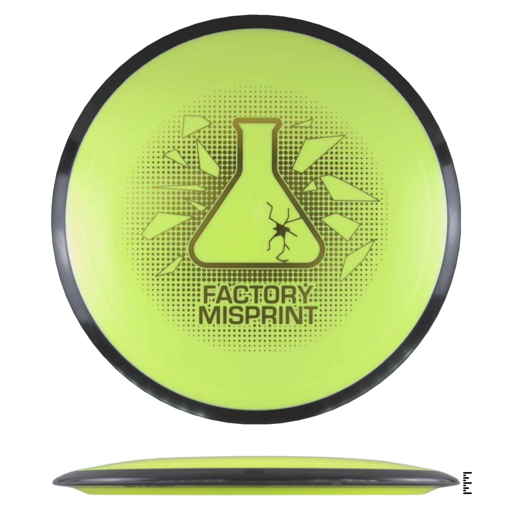 MVP Disc Sports Neutron Tesla Factory Misprint - Lemon - Powergrip USA