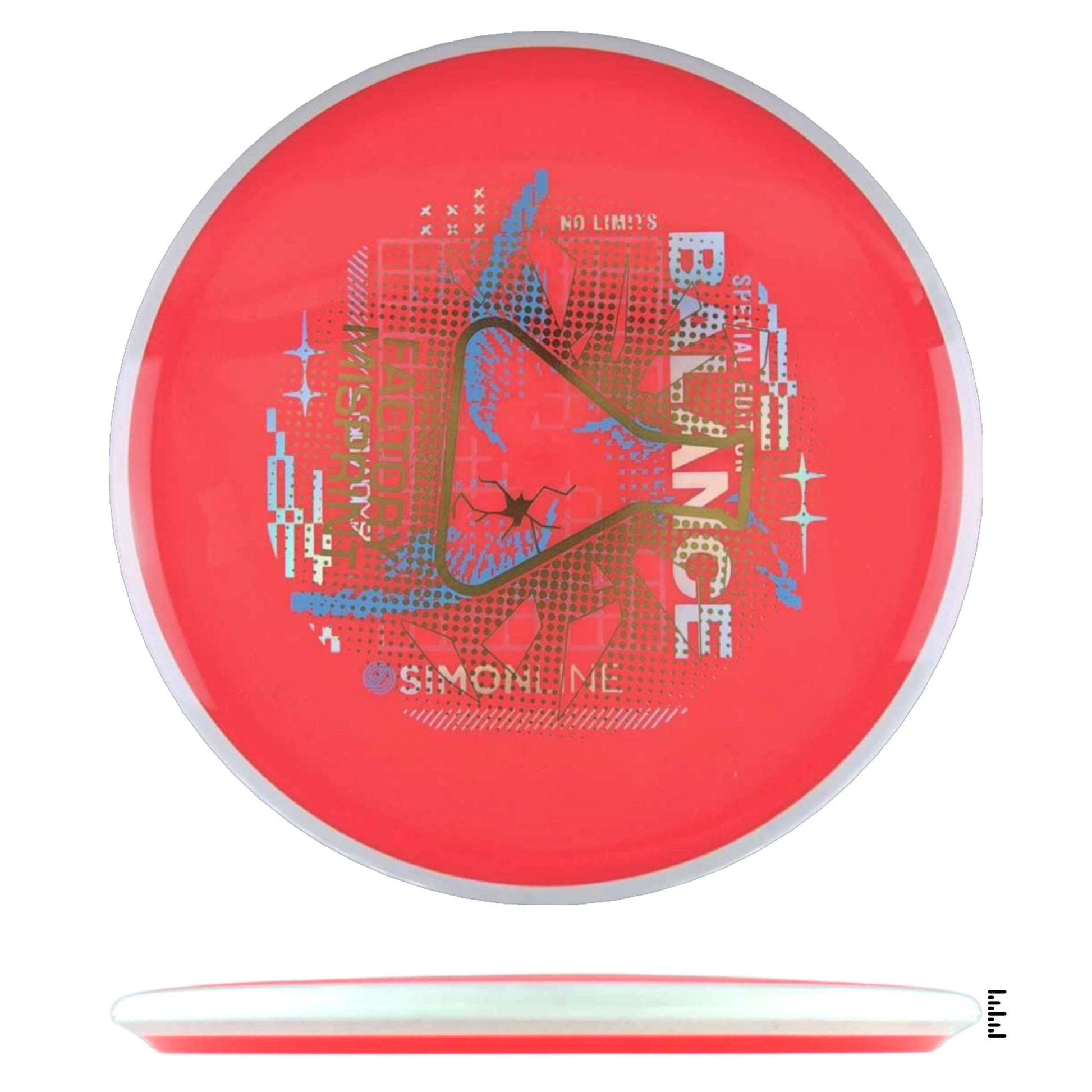 Axiom Discs Neutron Balance Factory Misprint - Orange / White - Powergrip USA