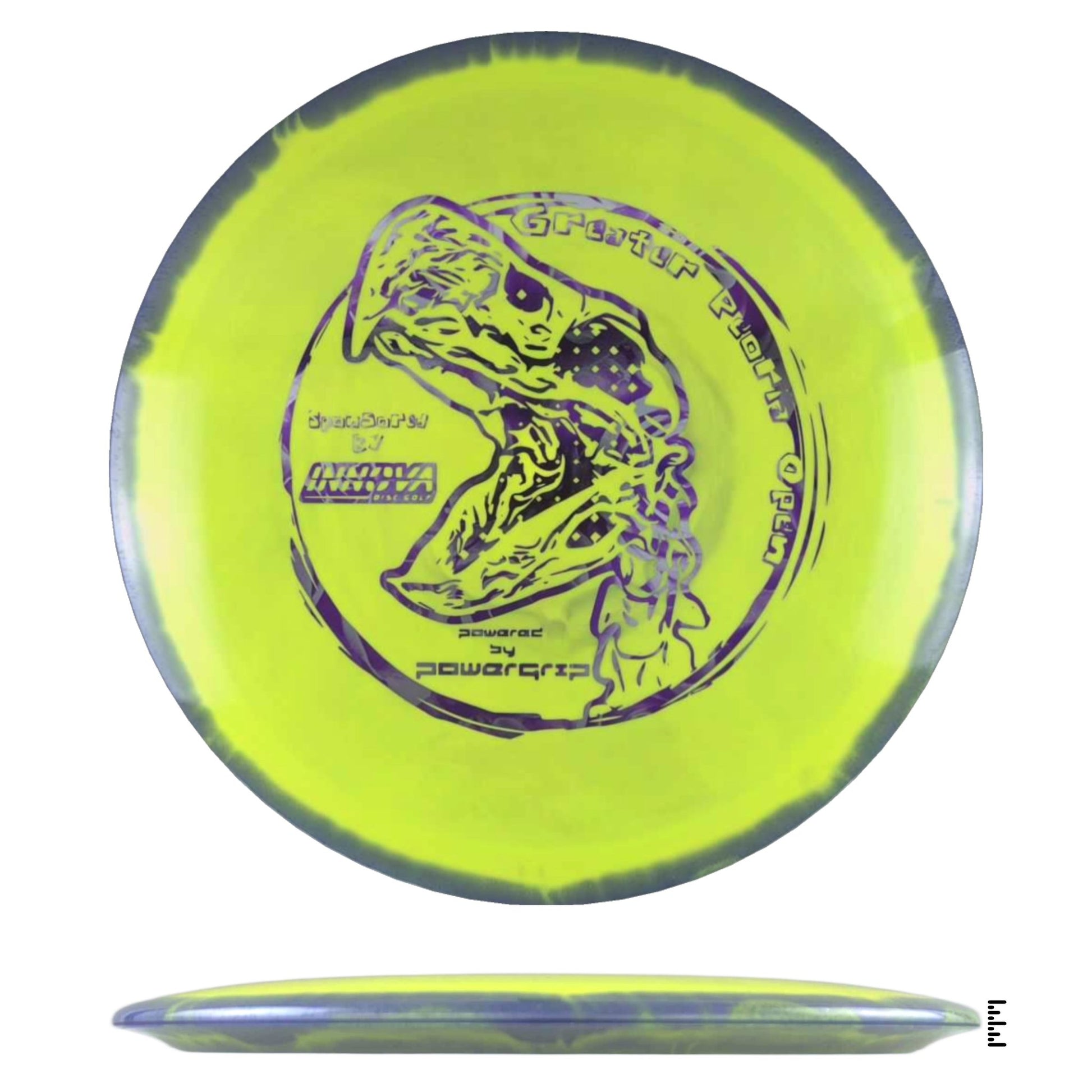 Innova Halo TeeBird3 - 2024 Greater Peoria Open - Yellow / Violet - Powergrip USA
