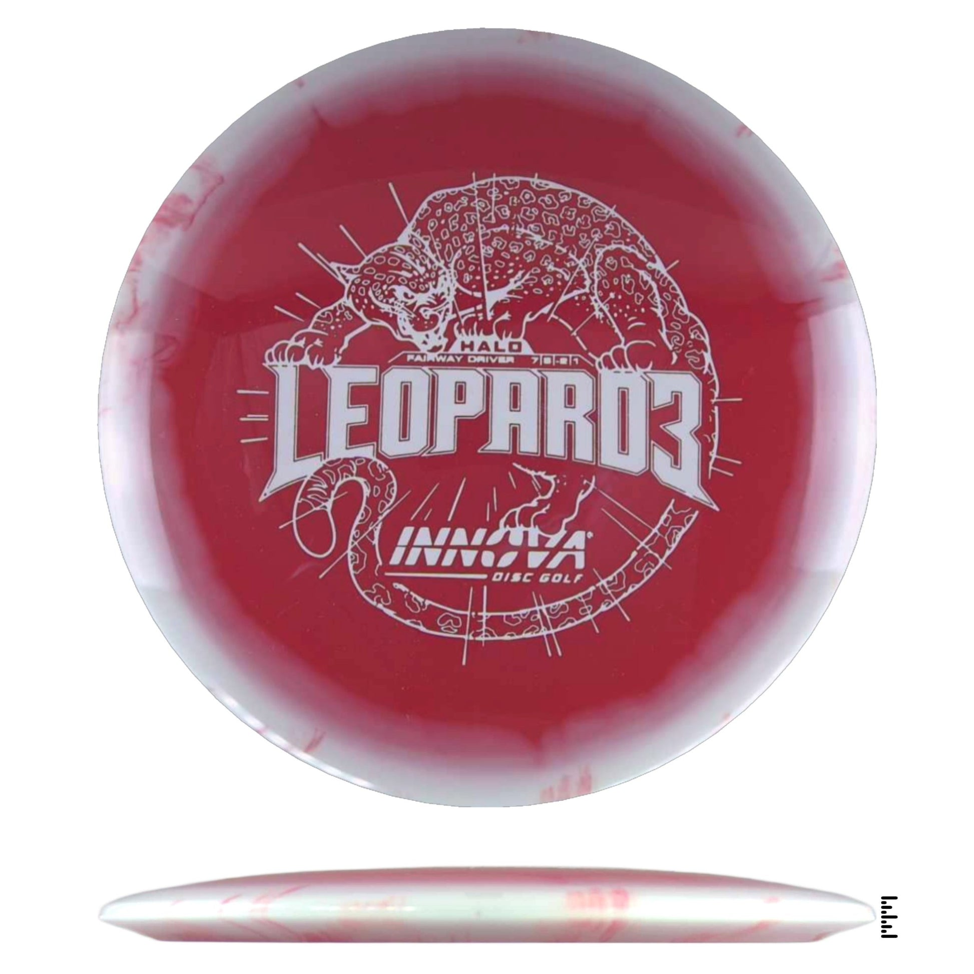 Innova Halo Star Leopard3 - Red / White - Powergrip USA