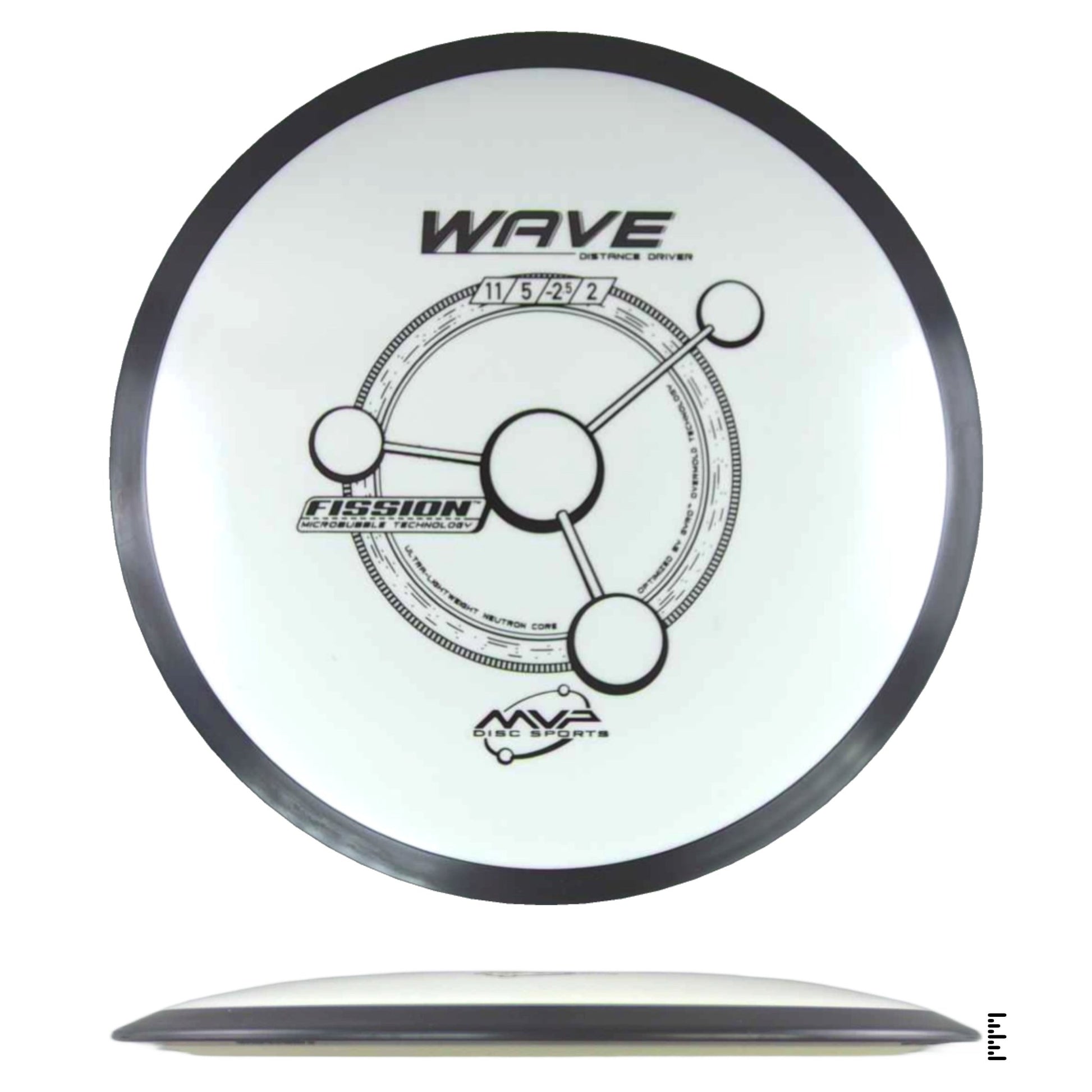 MVP Disc Sports Fission Wave - White - Powergrip USA
