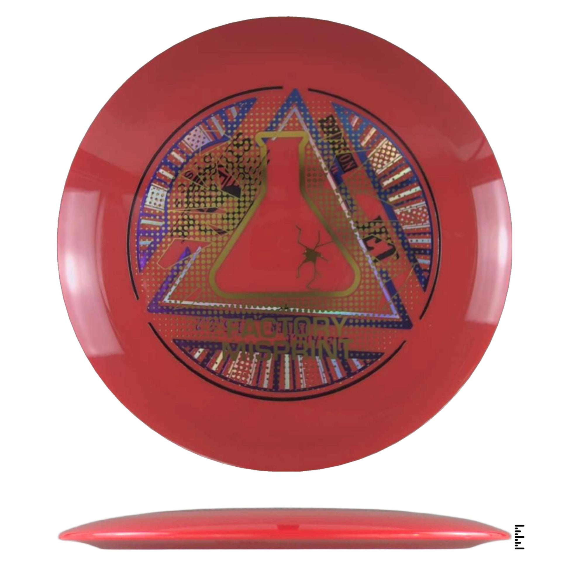 Streamline Discs Neutron Jet Factory Misprint - Dark Orange - Powergrip USA