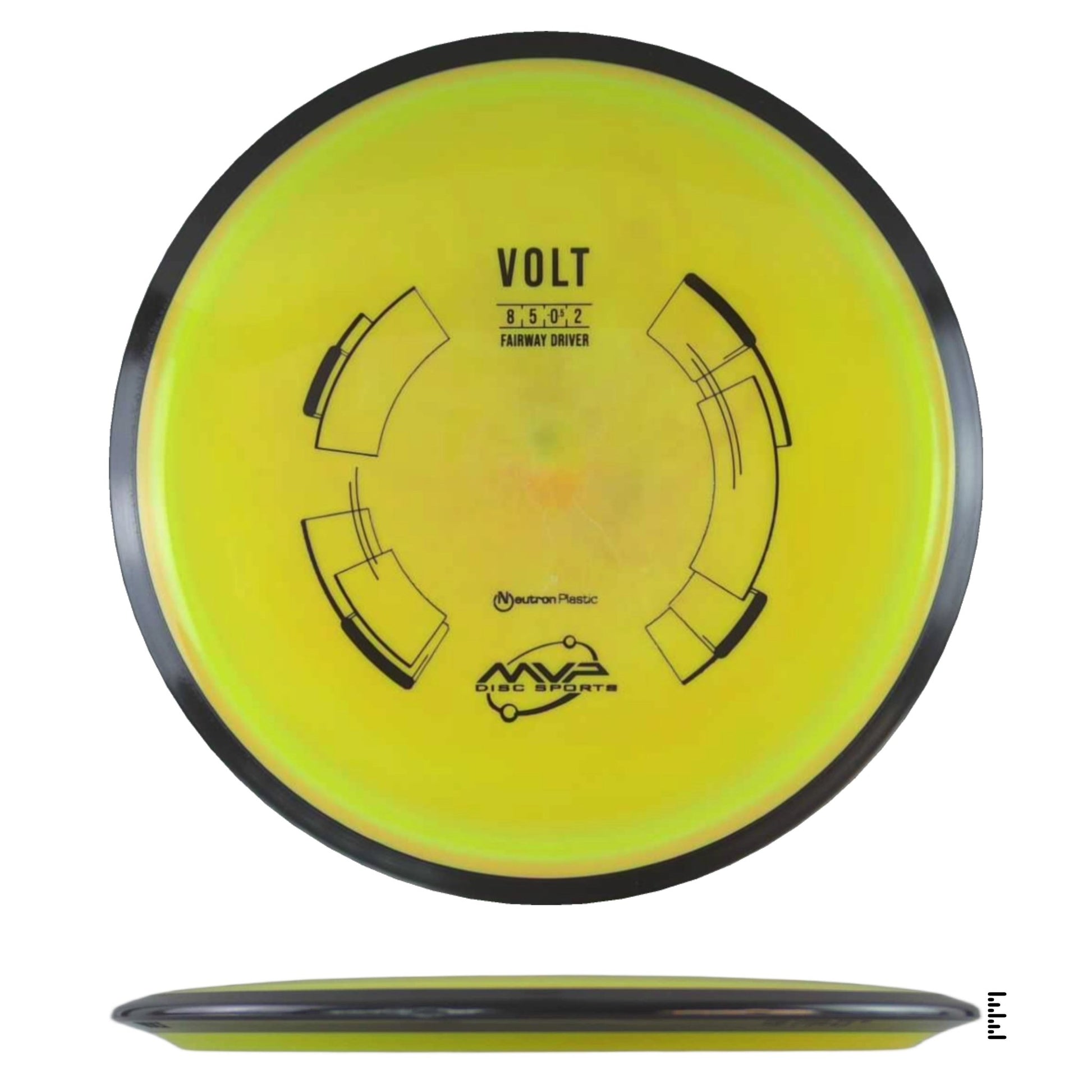 MVP Disc Sports Neutron Volt - Yellow - Powergrip USA