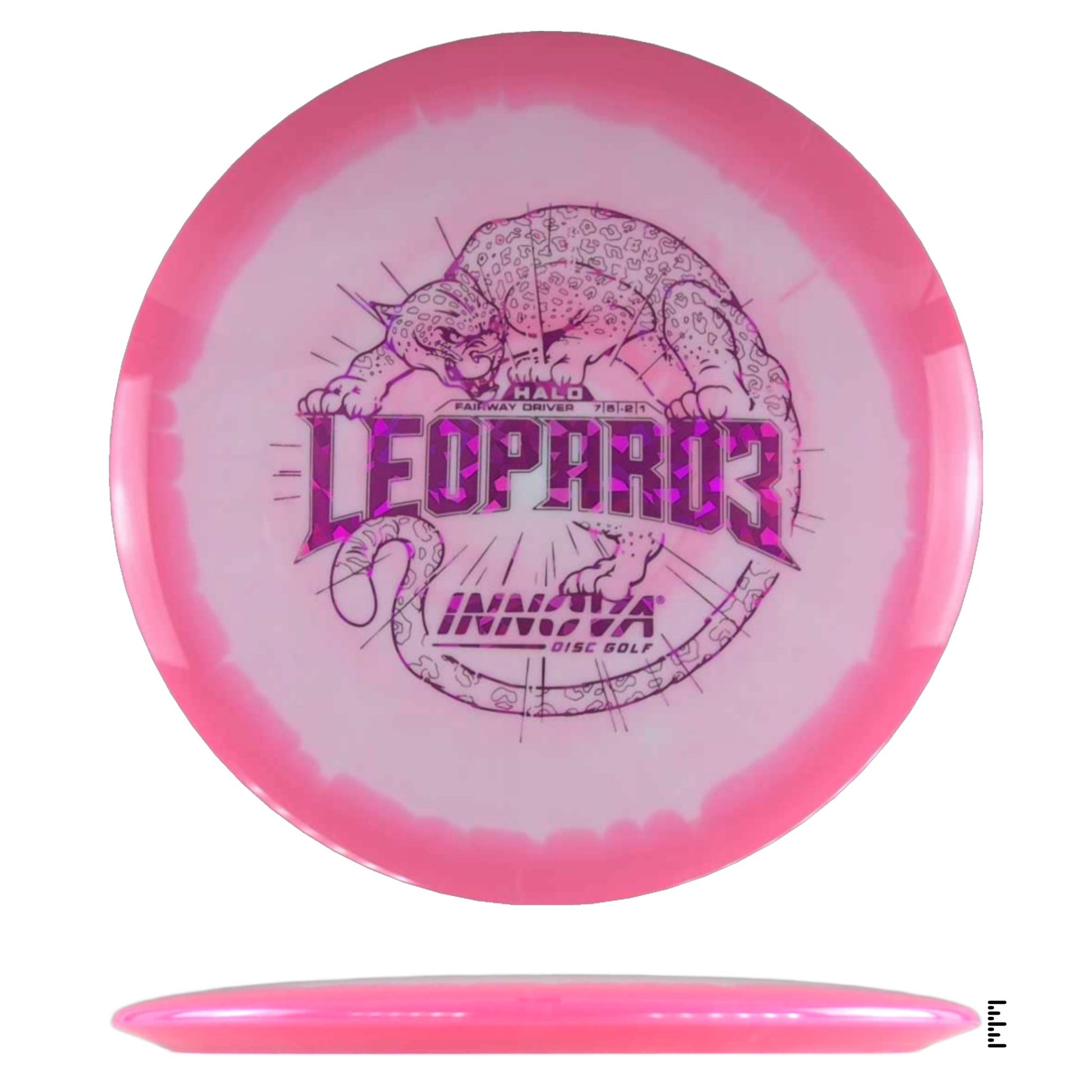 Innova Halo Star Leopard3 - White / Pink - Powergrip USA