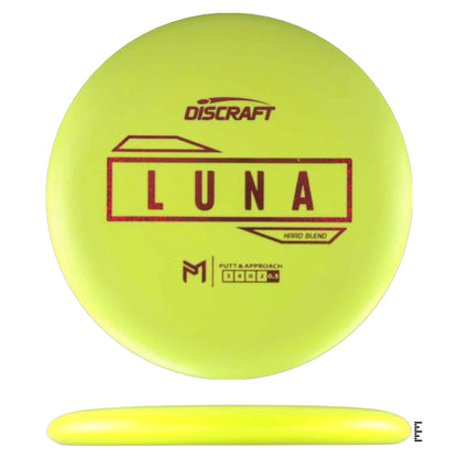 Discraft Putter Line Hard Luna - Yellow - Powergrip USA