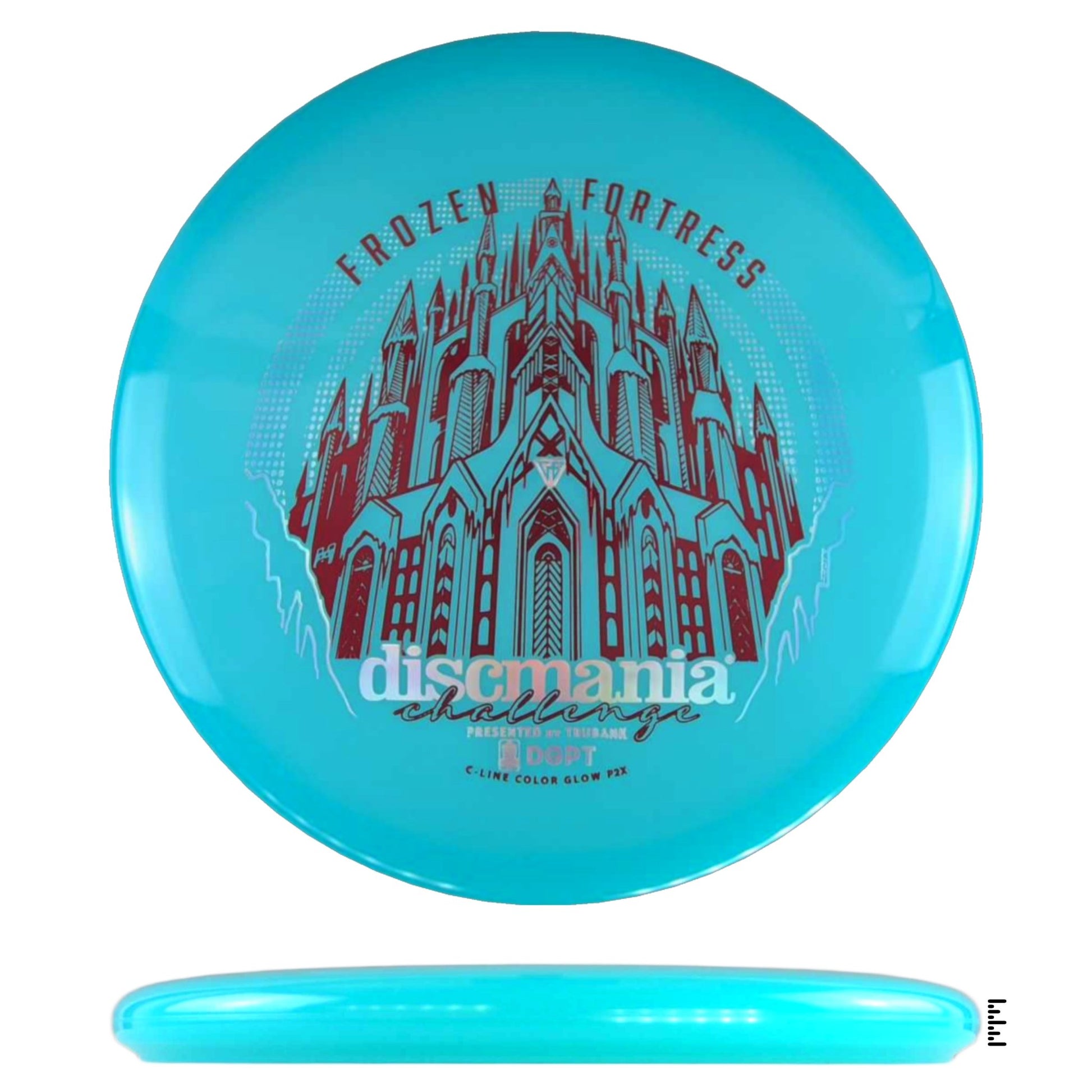 Discmania Color Glow C - line P2x - Discmania Challenge Fundraiser - Turquoise - Powergrip USA