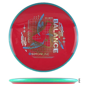 Axiom Discs Neutron Balance Factory Misprint - Red / Teal - Powergrip USA