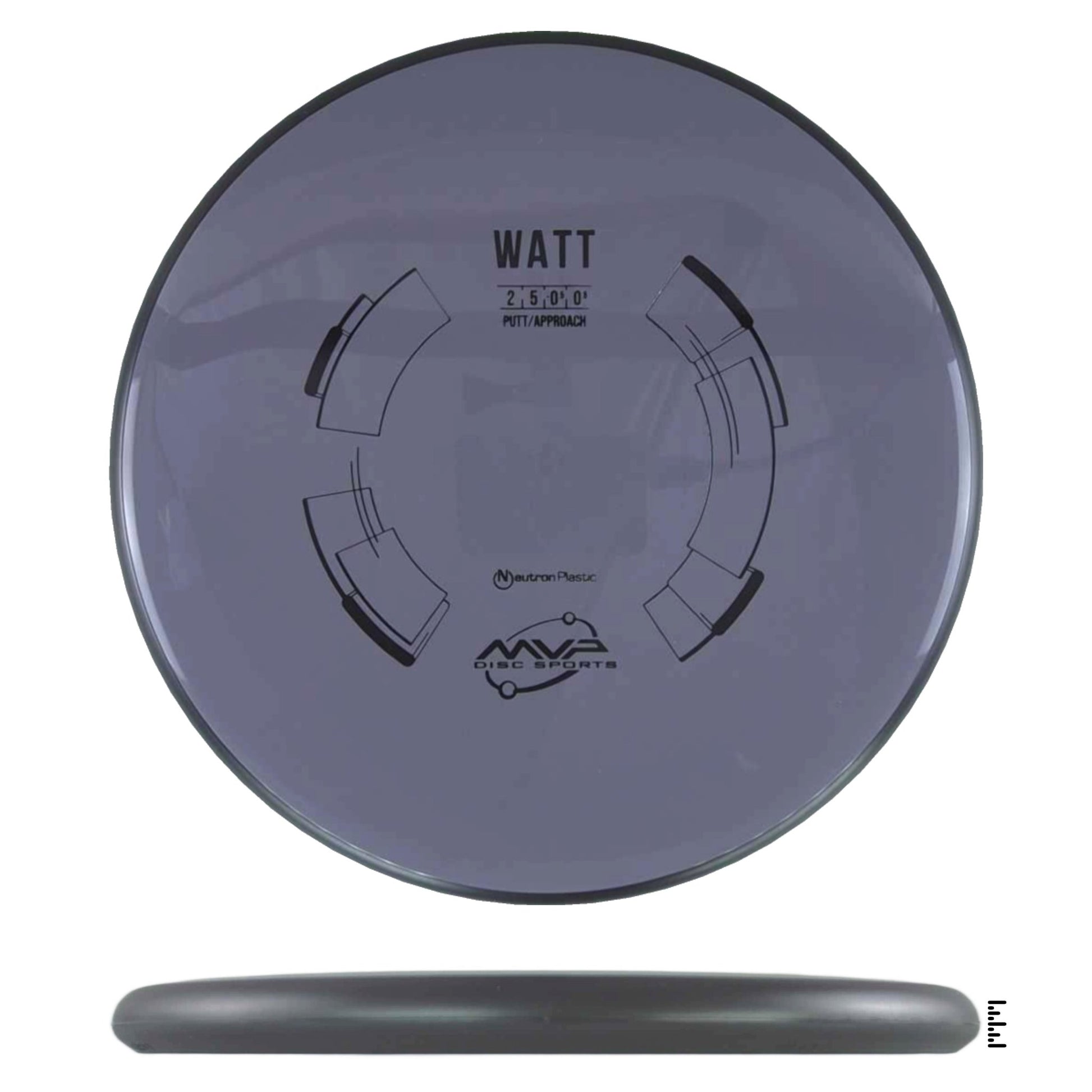 MVP Disc Sports Neutron Watt - Gray - Powergrip USA