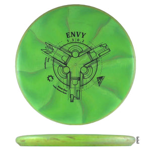 Green Axiom Envy disc golf disc