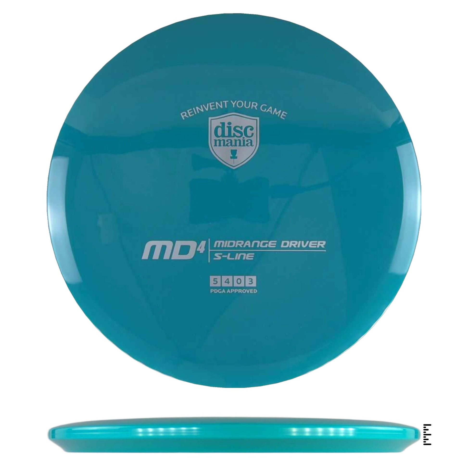 Discmania S - Line MD4 - Turquoise - Powergrip USA