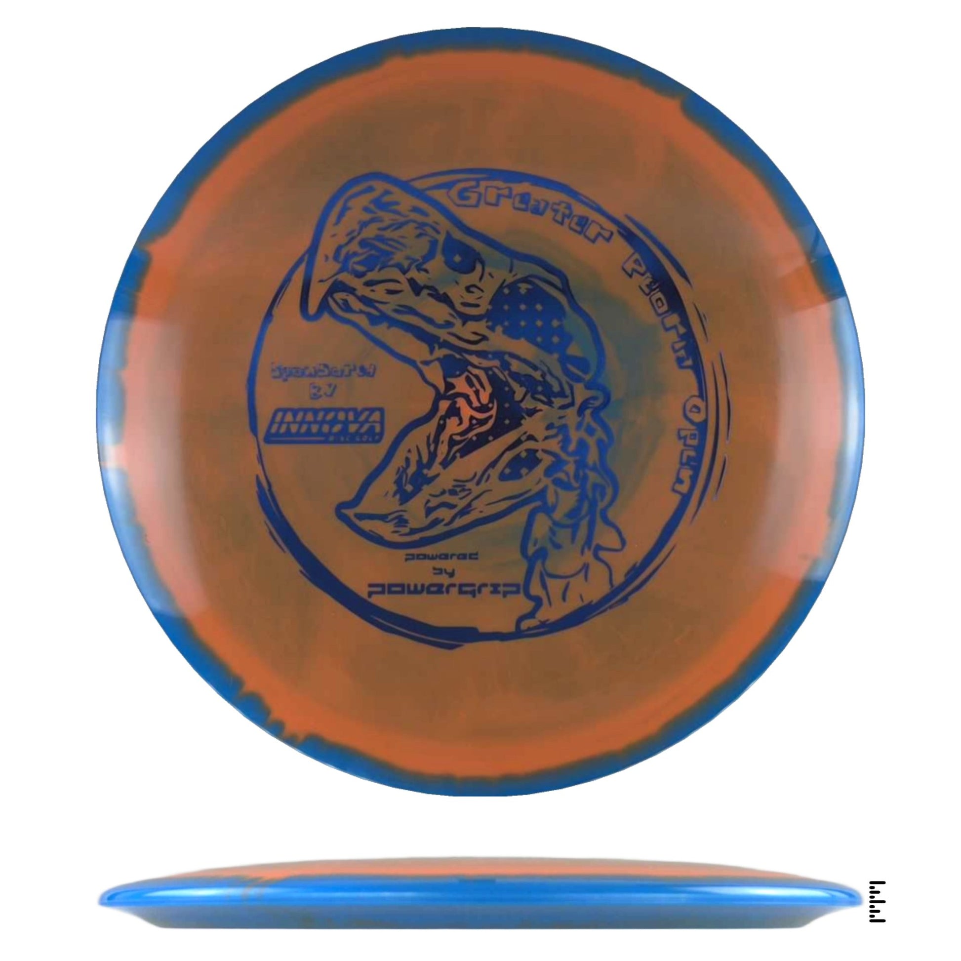 Innova Halo TeeBird3 - 2024 Greater Peoria Open - Orange / Blue - Powergrip USA
