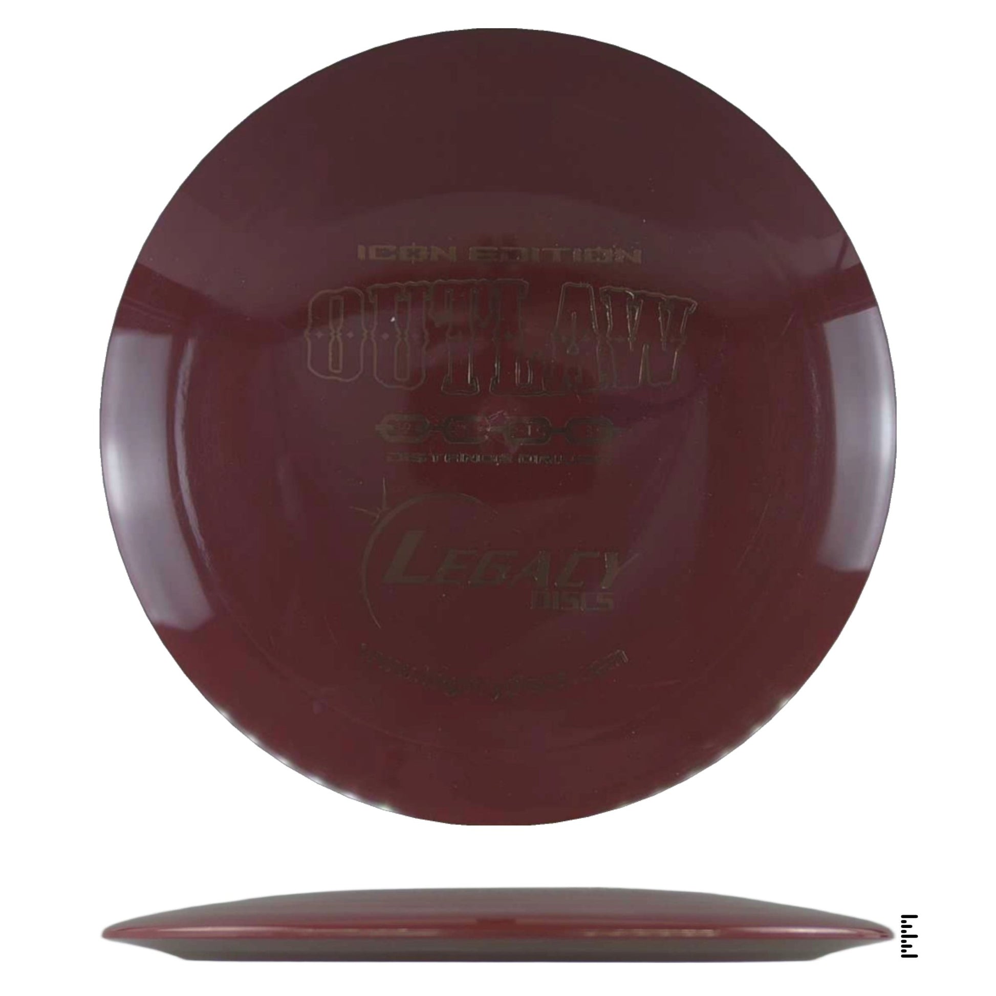 Legacy Discs Icon Outlaw - Maroon - Powergrip USA