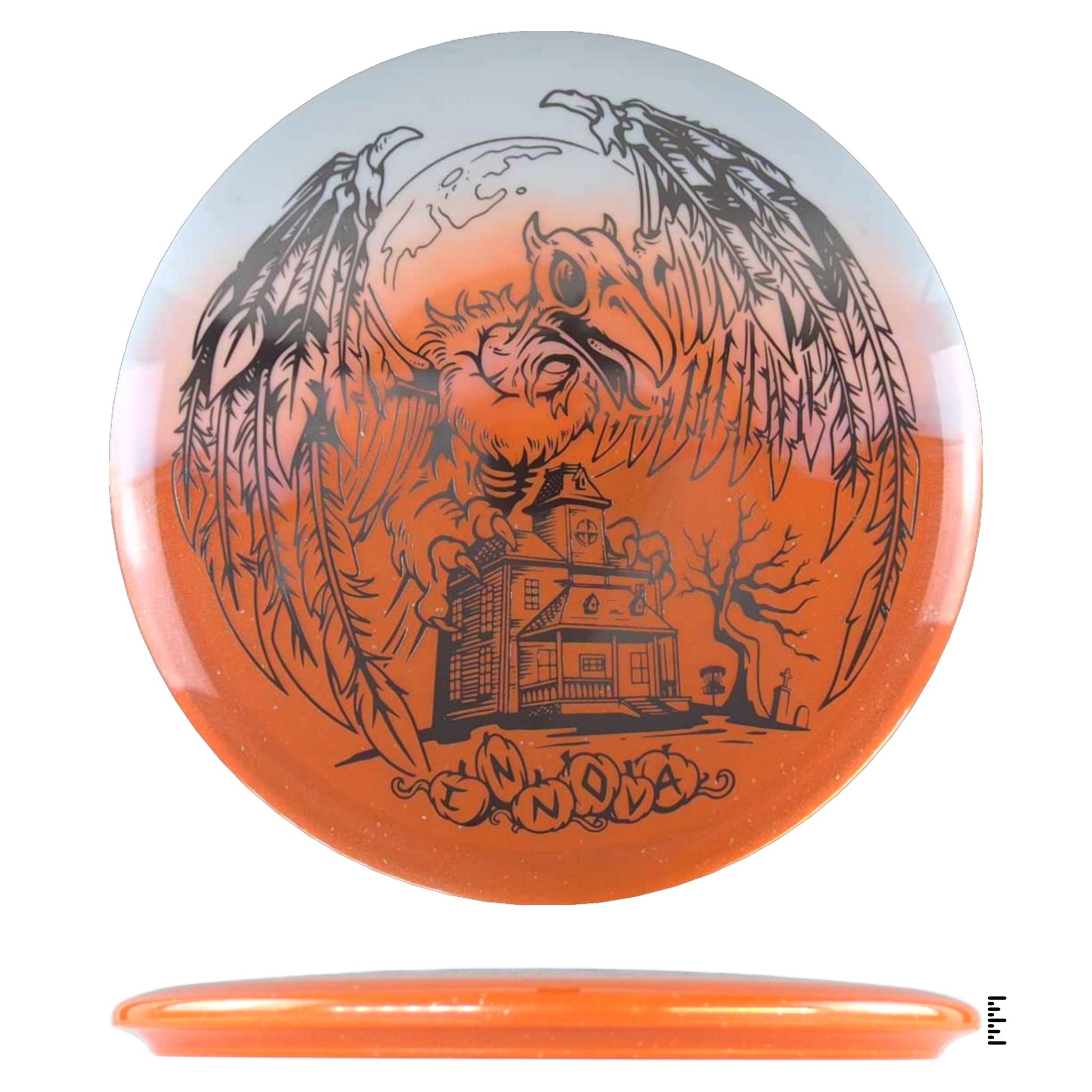 Innova Duo Roc3 - 2025 Halloween Edition - White / Orange - Duo - Powergrip USA
