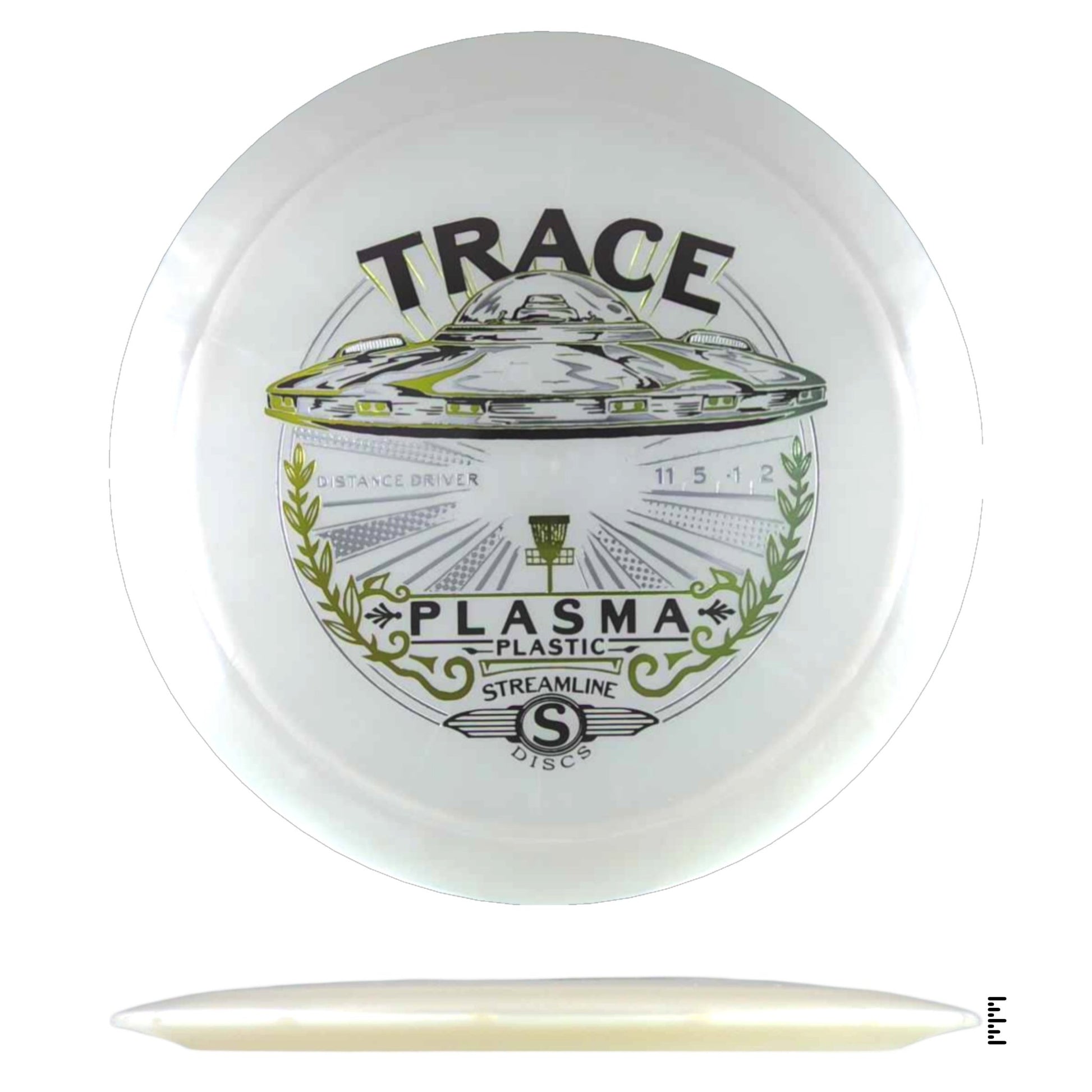Streamline Discs Plasma Trace - White - Powergrip USA