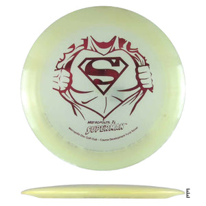 Superman disc golf disc