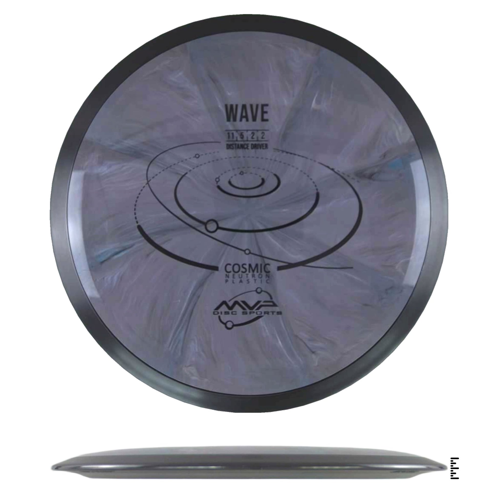 MVP Disc Sports Cosmic Neutron Wave - Dark Gray - Powergrip USA