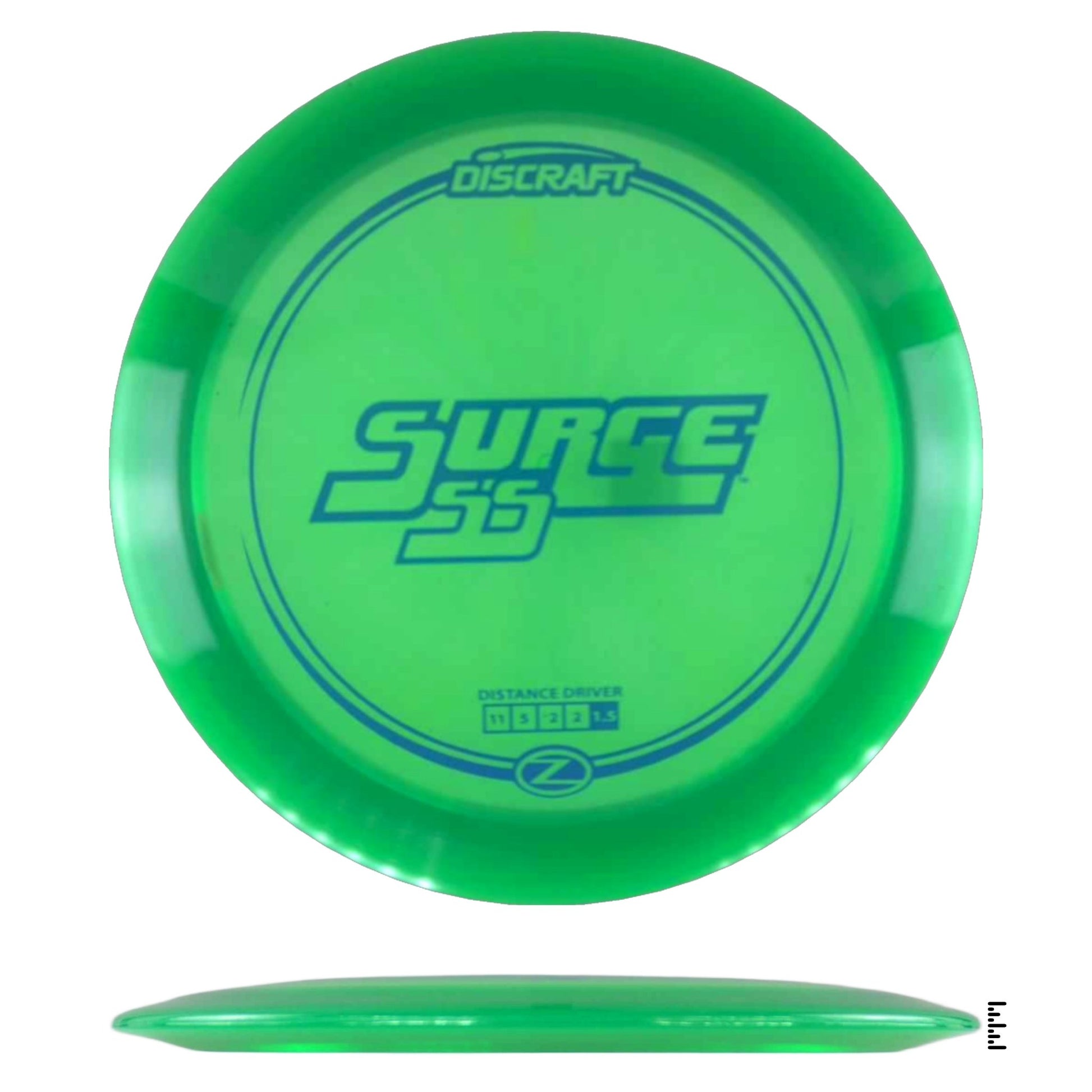 Discraft Z Line Surge SS - Green - Powergrip USA