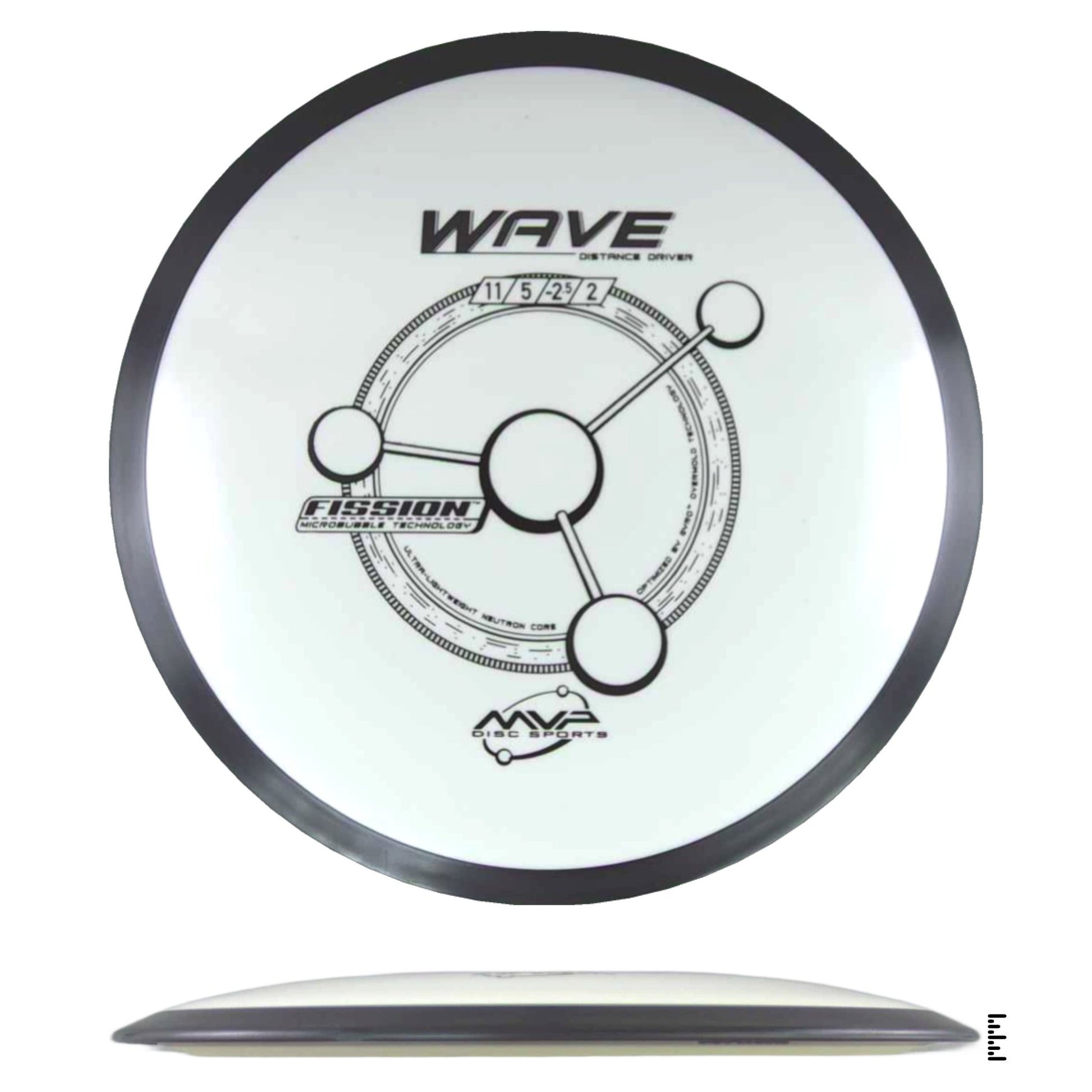 MVP Disc Sports Fission Wave - White - Powergrip USA