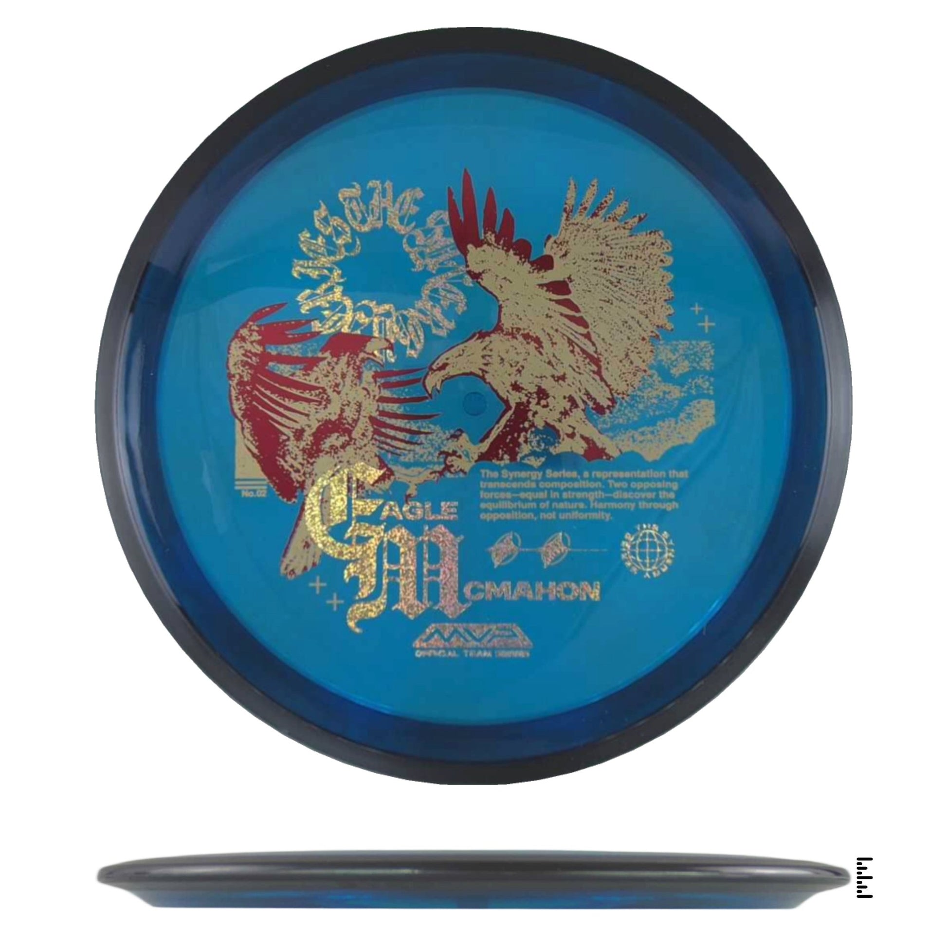 MVP Disc Sports Proton Resistor - Eagle McMahon Synergy Series - Blue - Powergrip USA