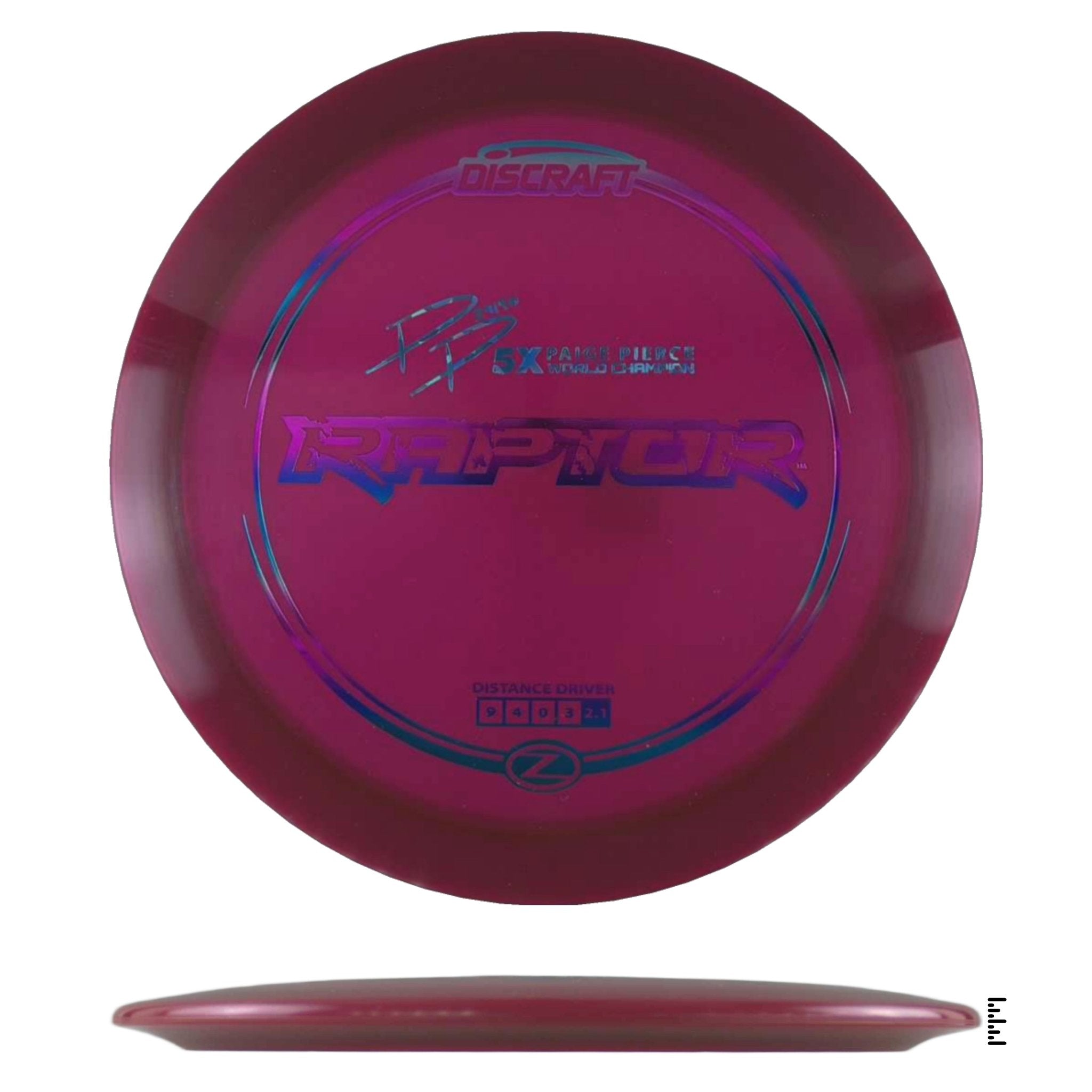 Discraft Z Line Raptor Paige Pierce 5x Edition | Driver | Disc Golf