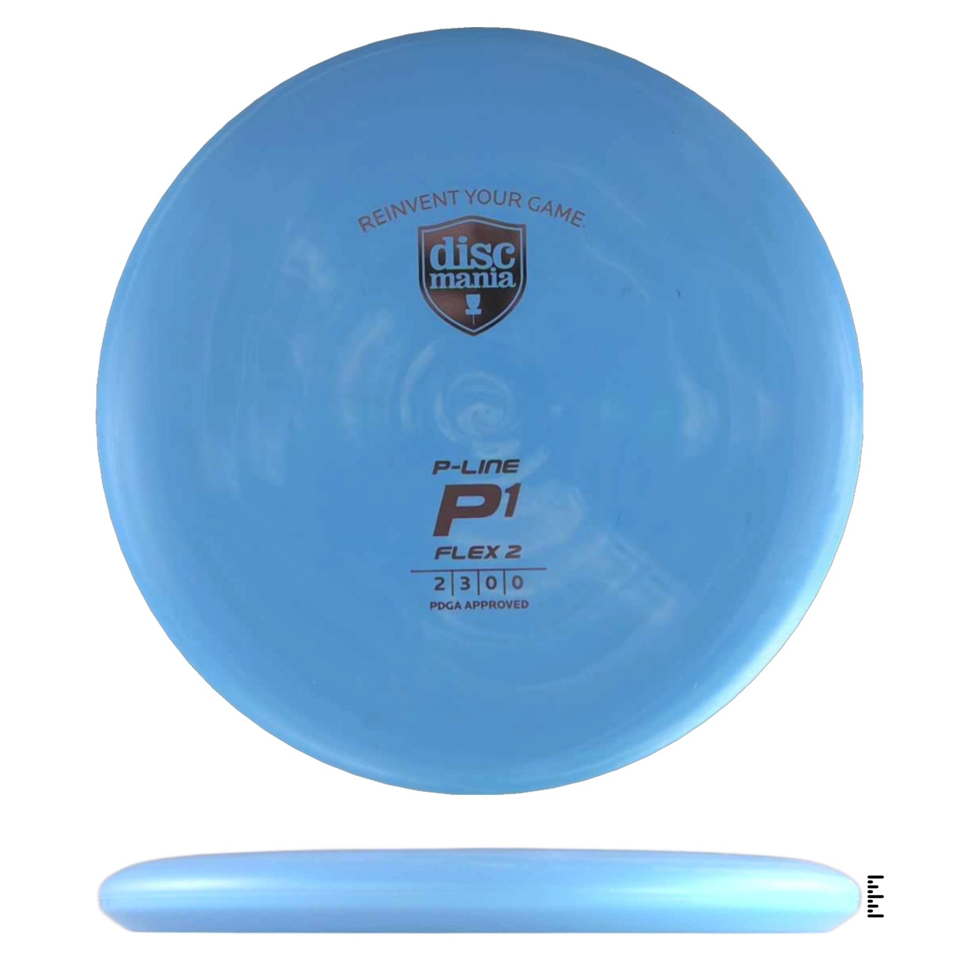 Discmania P - Line Flex 2 P1 - Sky Blue - Powergrip USA