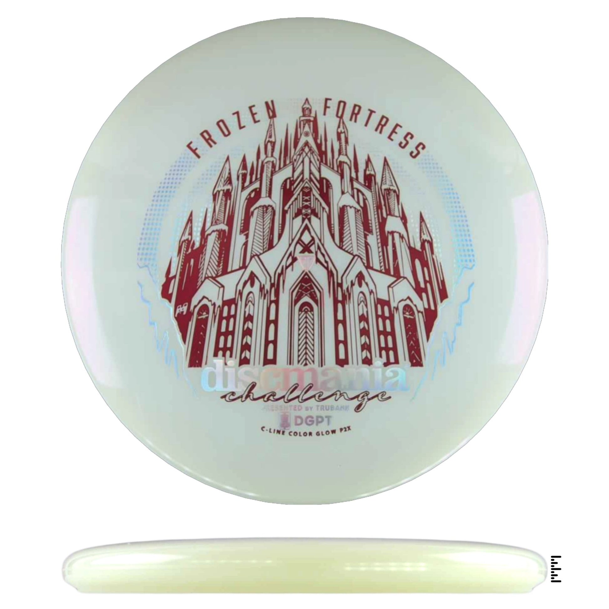 Discmania Color Glow C - line P2x - Discmania Challenge Fundraiser - Pearl - Powergrip USA