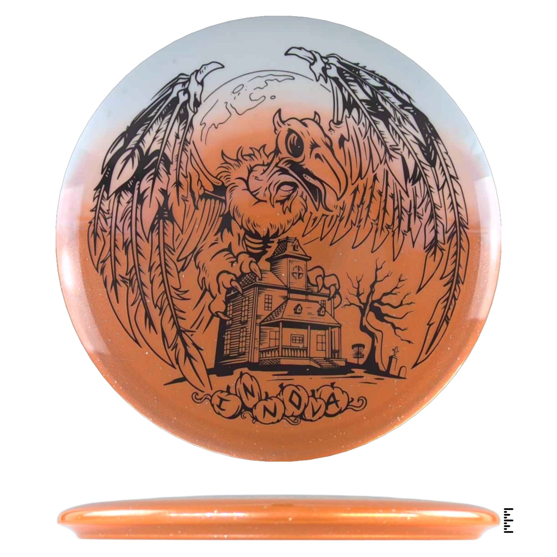 Innova Duo Roc3 - 2025 Halloween Edition - White / Orange - Duo - Powergrip USA