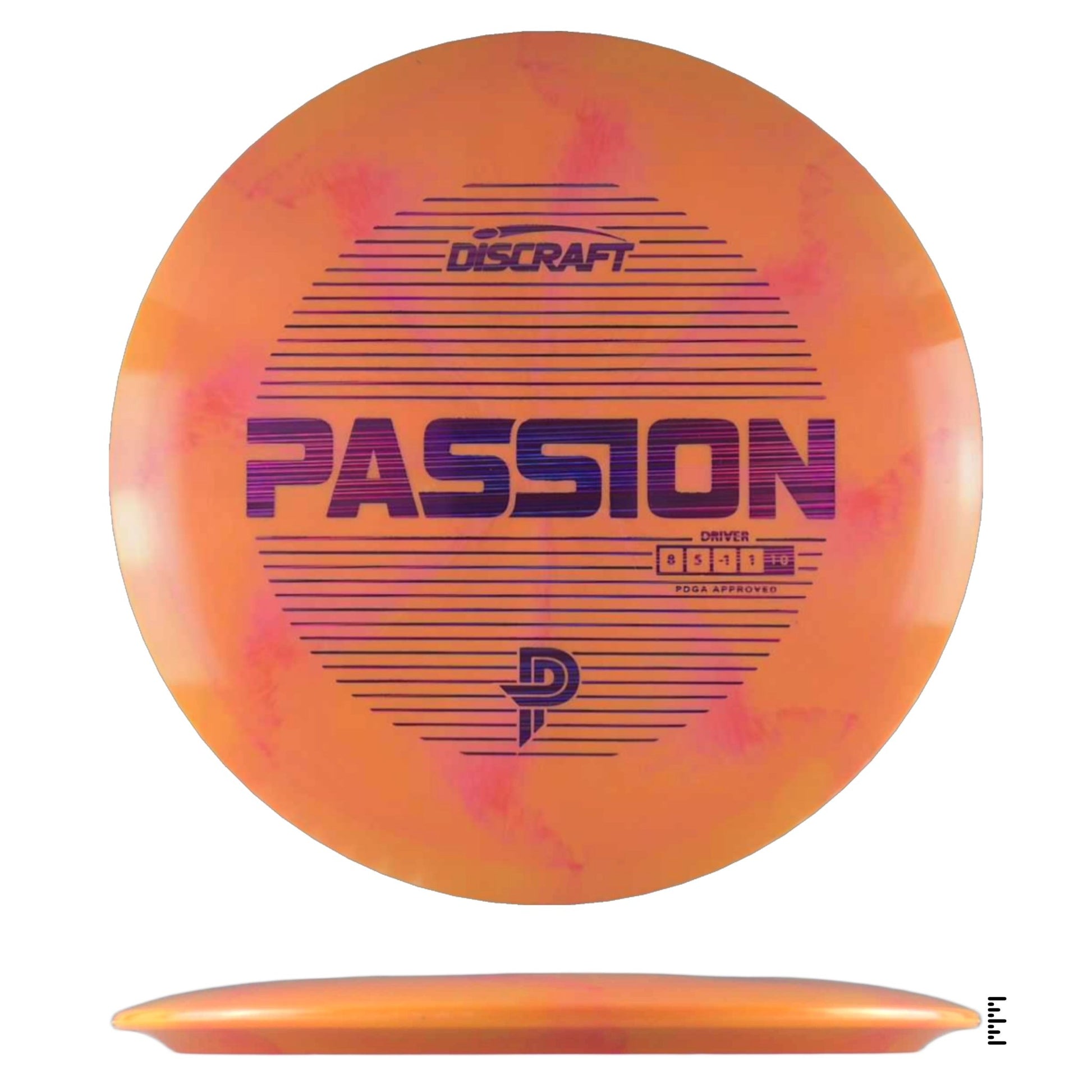 Discraft ESP Swirl Passion Paige Pierce - Orange - Powergrip USA