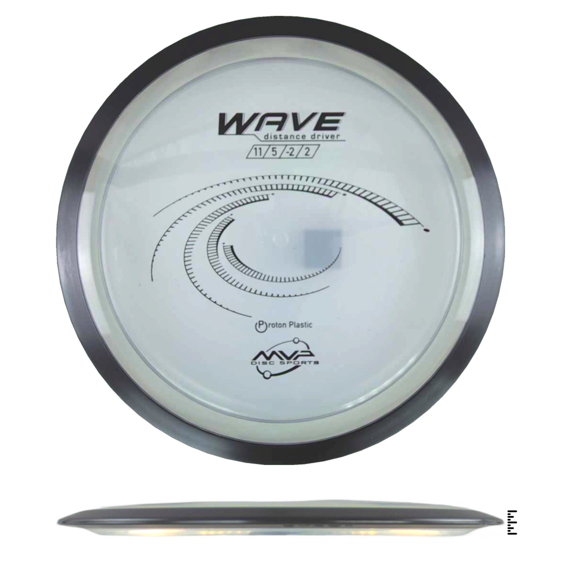 MVP Disc Sports Proton Wave - Clear - Powergrip USA