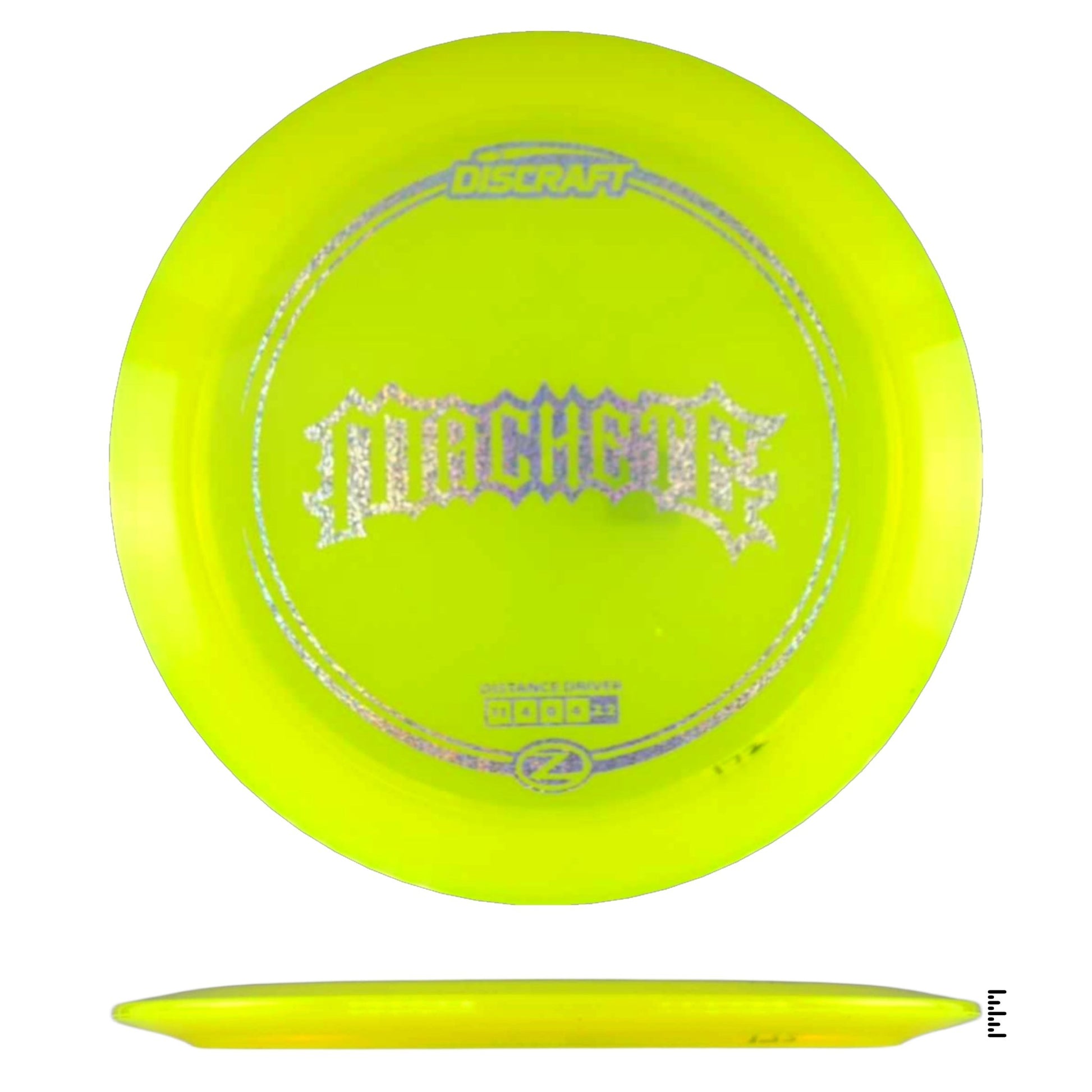 Discraft Z Line Machete - Fluorescent Yellow - Powergrip USA