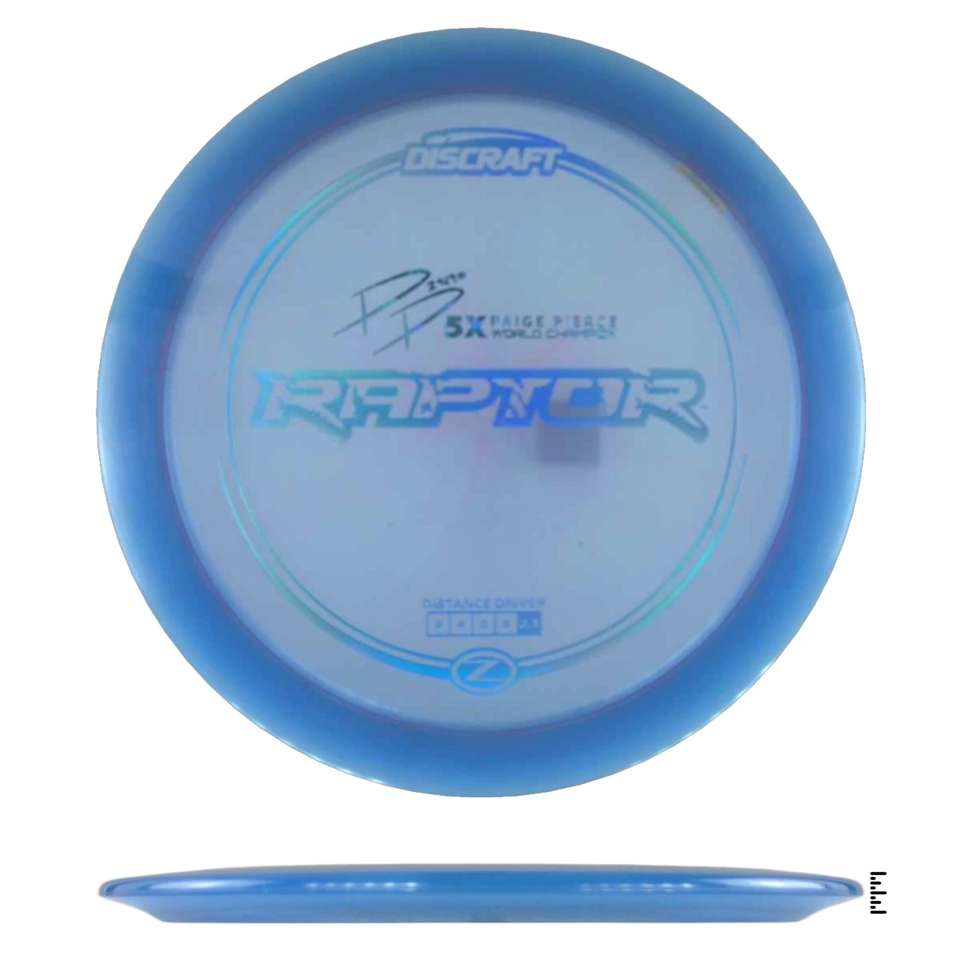 Discraft Z Line Raptor Paige Pierce 5x Edition - Blue - Powergrip USA