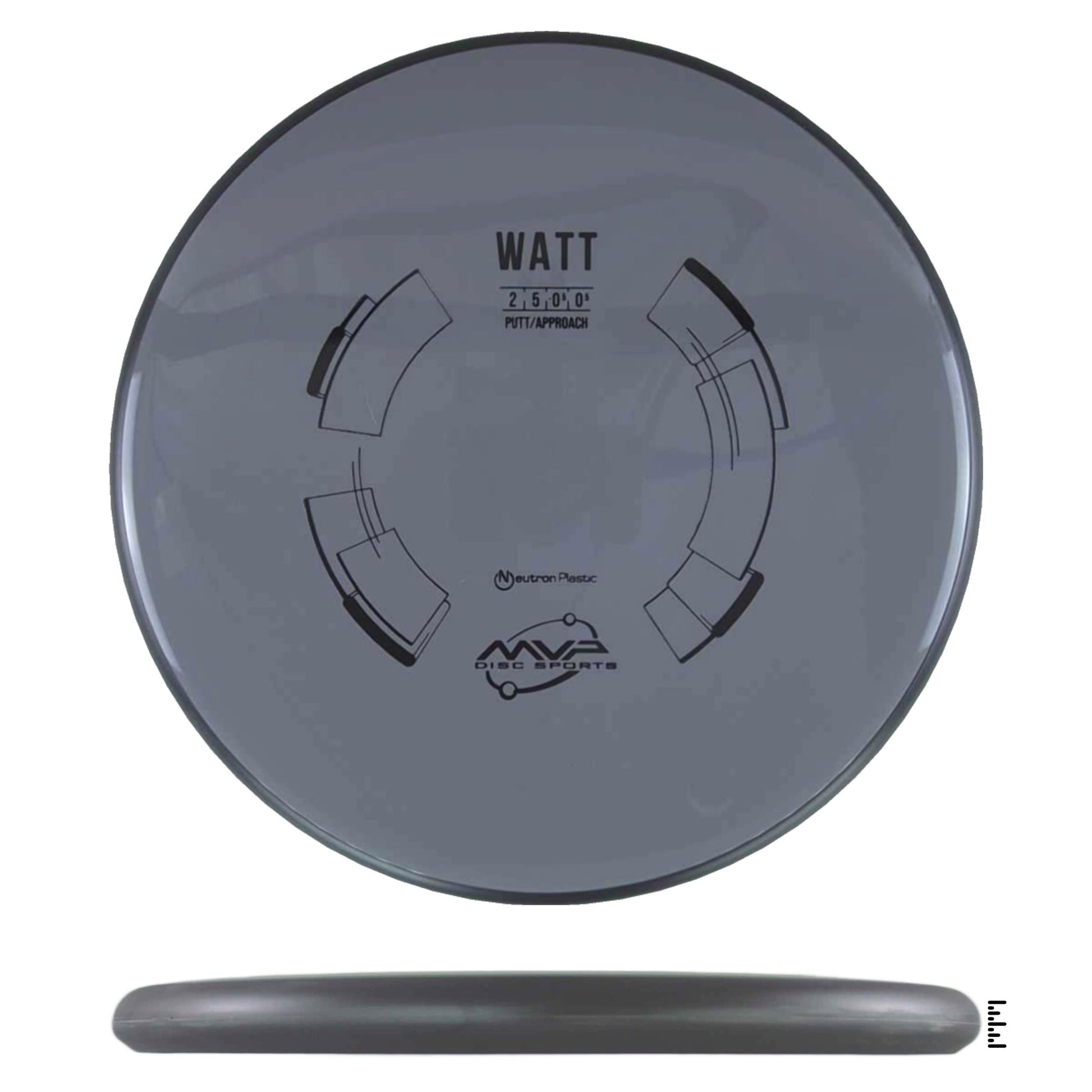 MVP Disc Sports Neutron Watt - Gray - Powergrip USA