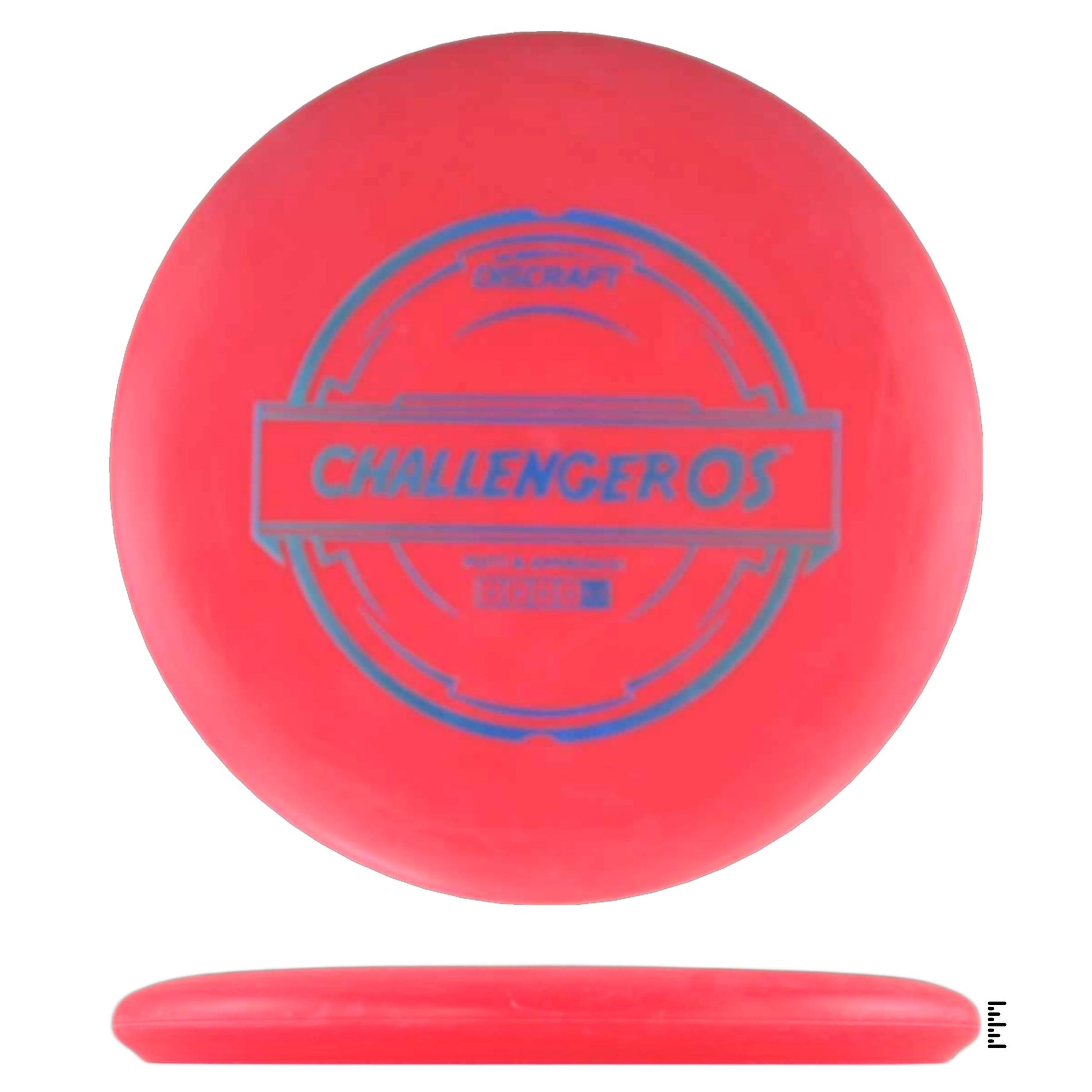 Discraft D Line Challenger OS - Red - Powergrip USA