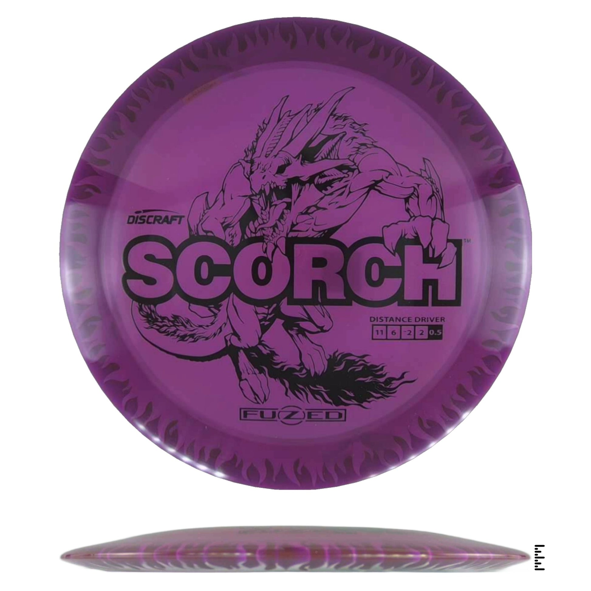 Discraft Fuzed Line Scorch - Violet / White - Powergrip USA