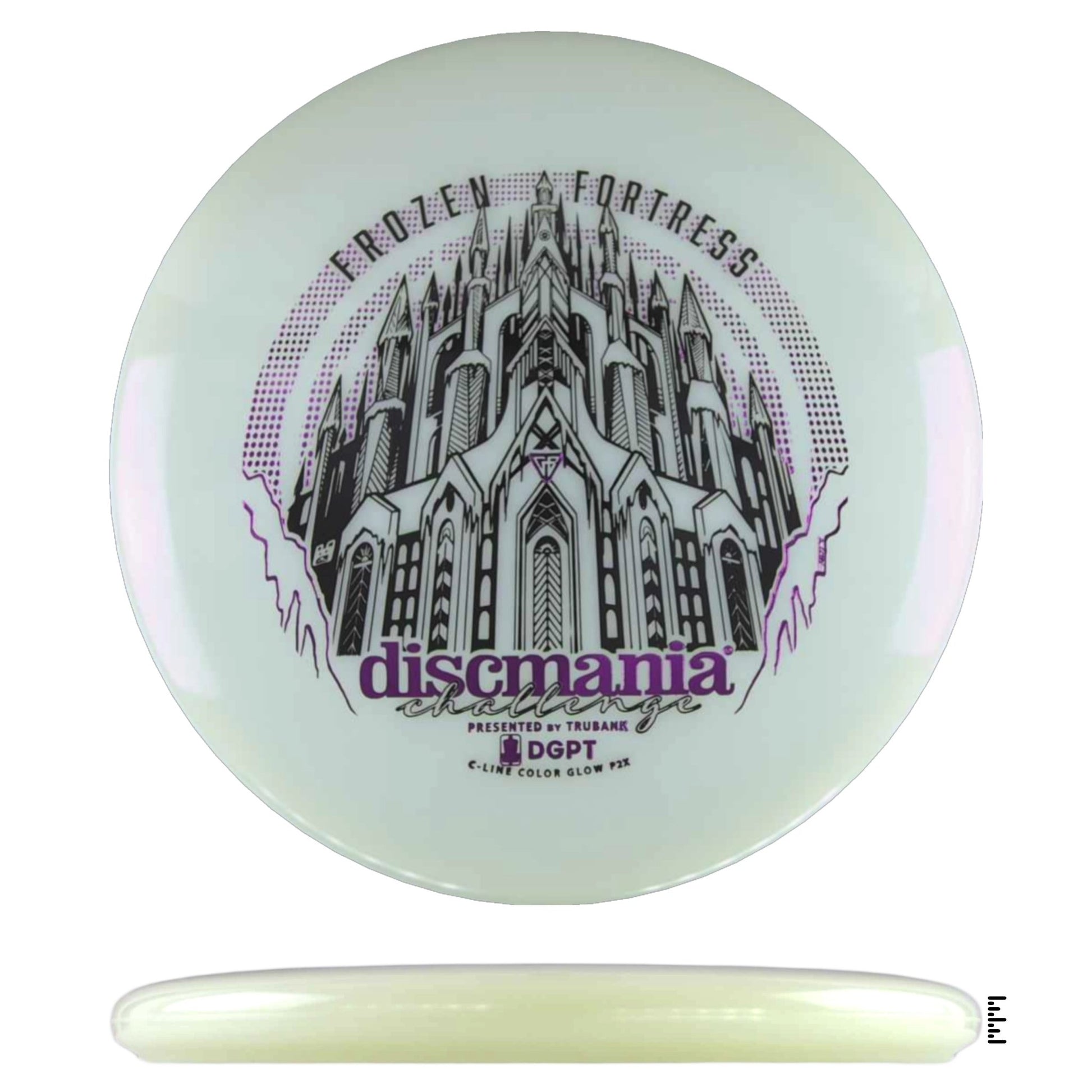 Discmania Color Glow C - line P2x - Discmania Challenge Fundraiser - Pearl - Powergrip USA