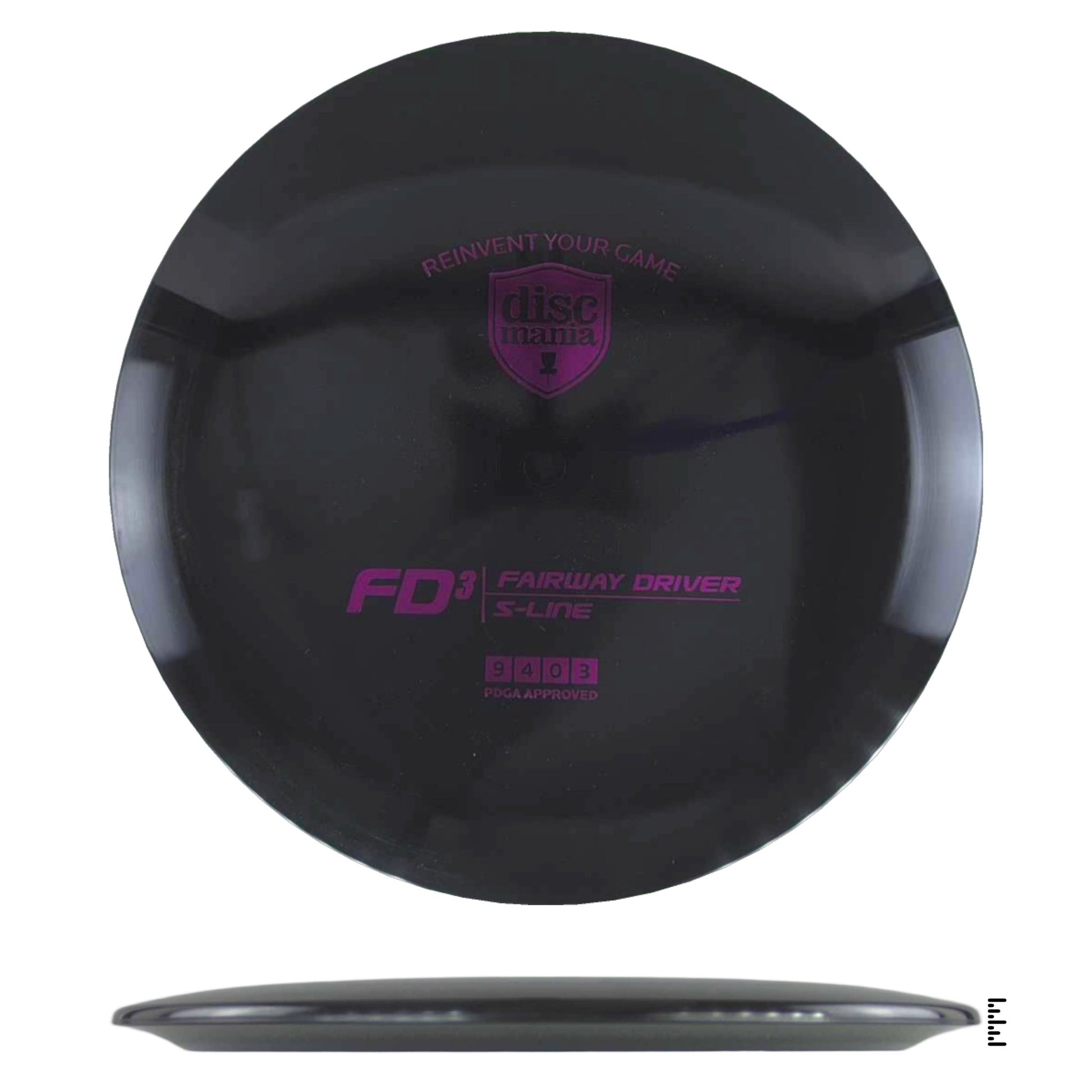 Discmania S - Line FD3 - Black - Powergrip USA